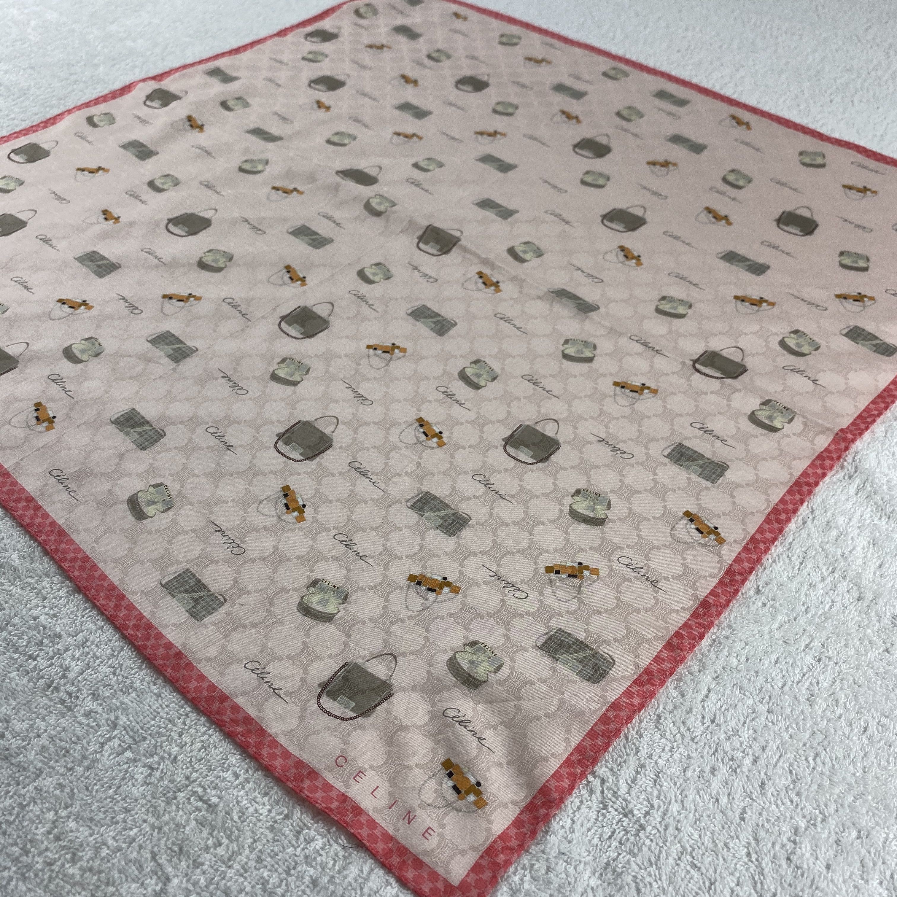 Celine × Vintage Celine Neckerchief / Bandana / Handkerchief Size ONE SIZE - 4 Thumbnail