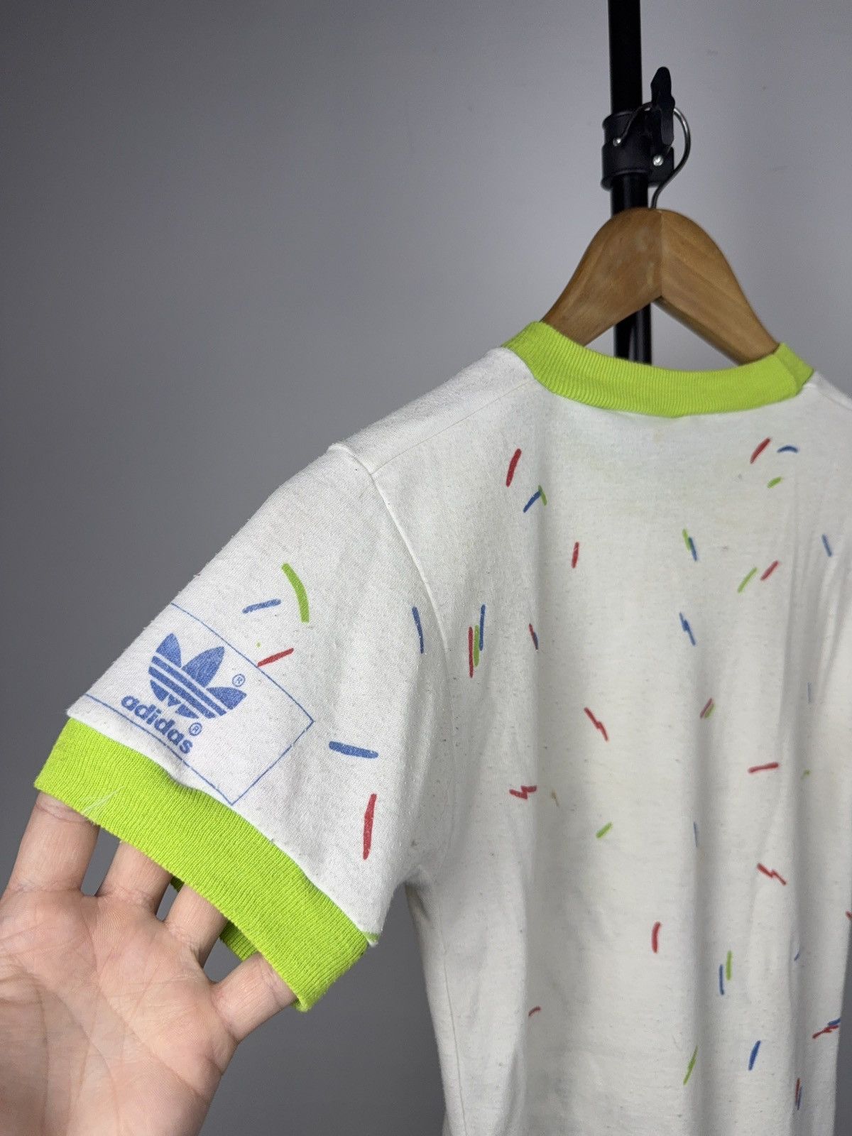 Adidas 1980s Adidas Trefoil Grand Prix Cycling Women’s T-Shirt Size XS / US 0-2 / IT 36-38 - 13 Thumbnail