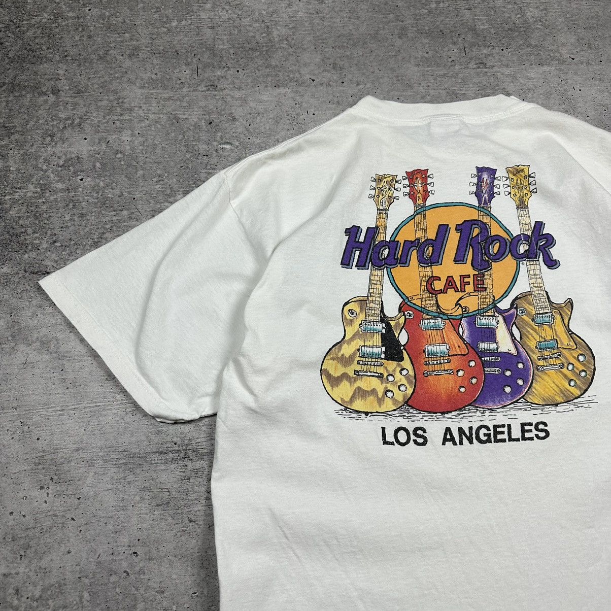Hard Rock Cafe Vintage Hard Rock Cafe Los Angeles T-shirt White Men’s Size US XL / EU 56 / 4 - 10 Thumbnail