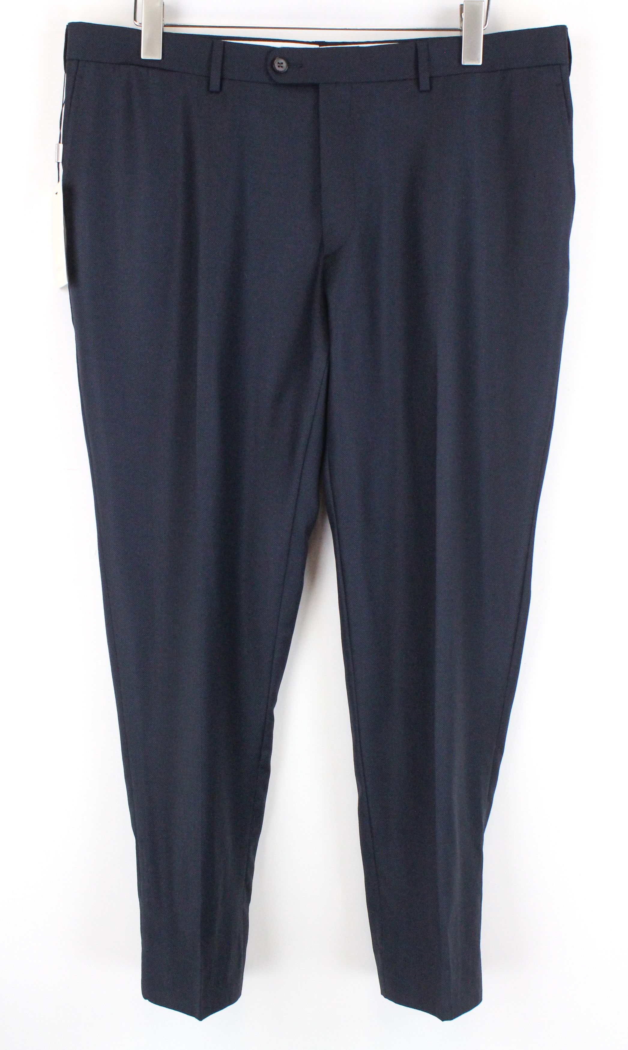 Suitsupply UK40S Navy Wool Pleated Trousers 60414 Size US 40 / EU 56 - 1 Thumbnail