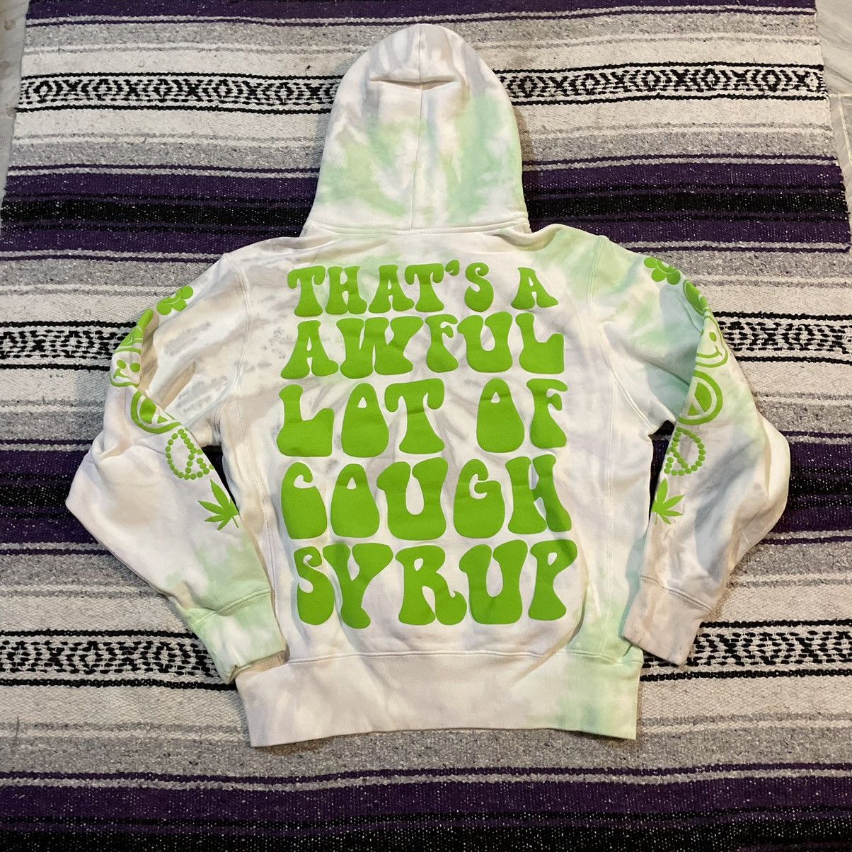 Other Desto Dubb Awful Lot of Cough Syrup Hoodie Green Tye Dye S Size US S / EU 44-46 / 1 - 9 Thumbnail