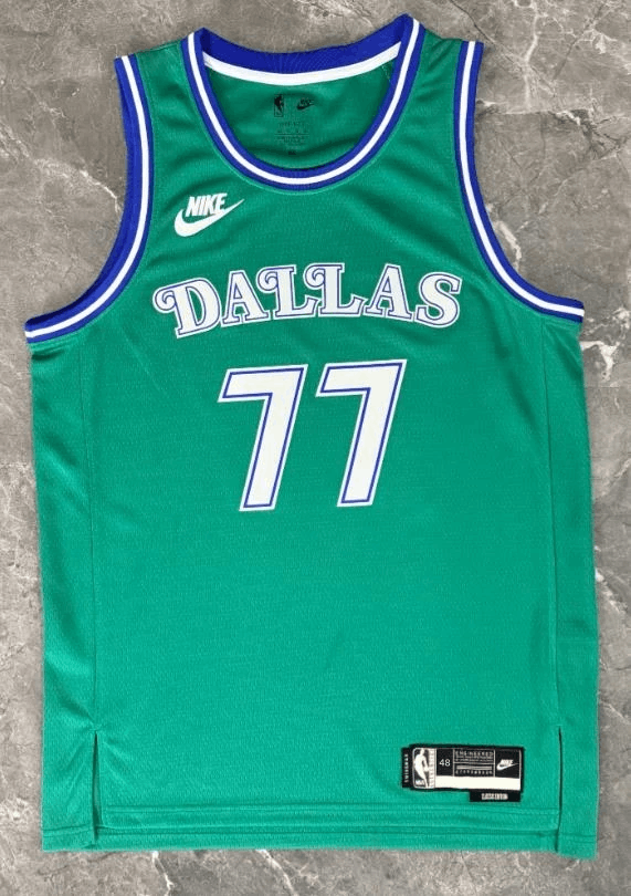 NBA Dallas Mavericks #77 Luka Dončić Jersey Size US M / EU 48-50 / 2 - 2 Thumbnail