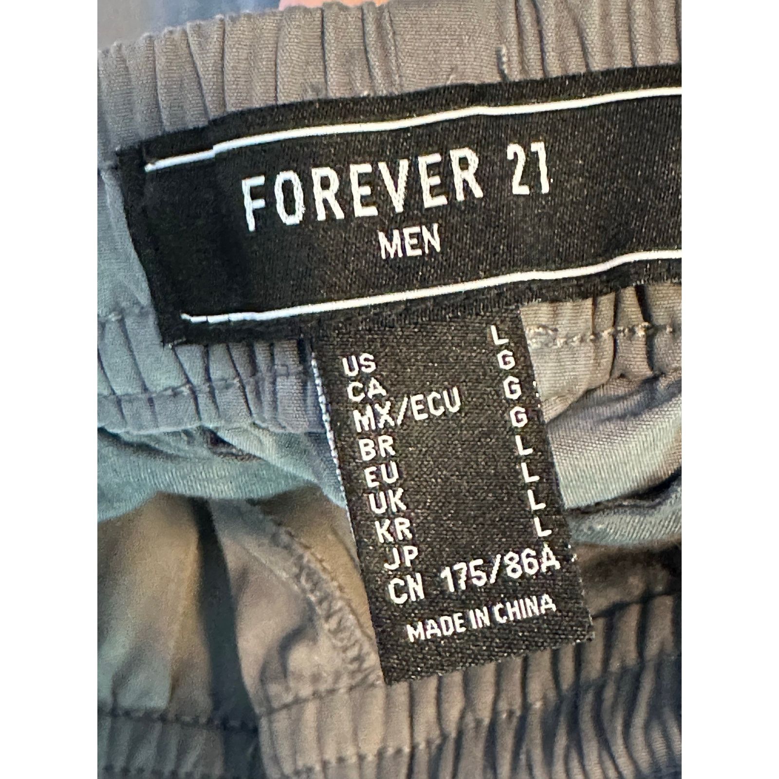 Forever 21 FOREVER 21 gray cargo casual pull on pants size Large Size US 32 / EU 48 - 3 Thumbnail