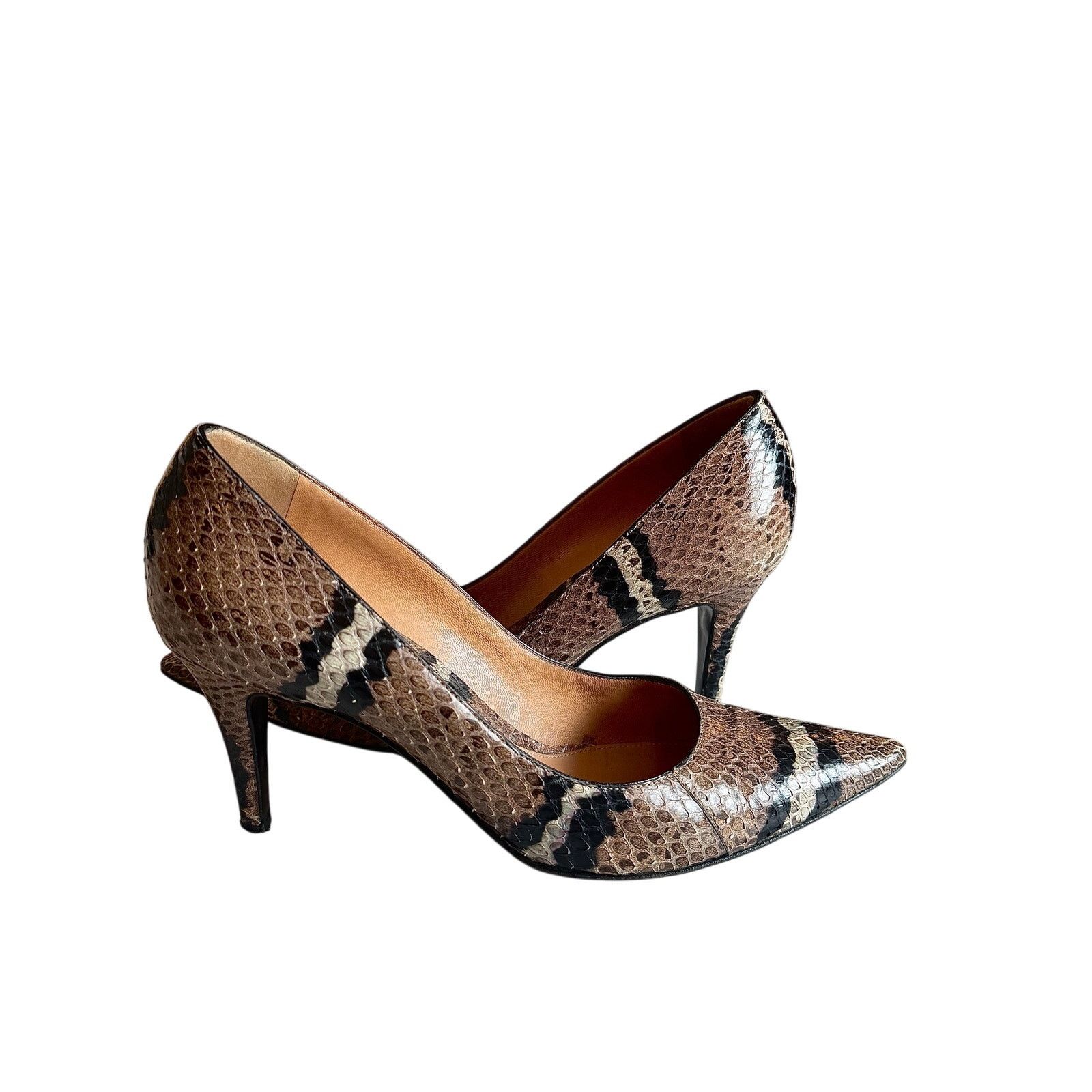 Sergio Rossi Sergio Rossi Pointed Pumps in Snakeskin Leather Size US 6.5 / IT 36.5 - 2 Thumbnail