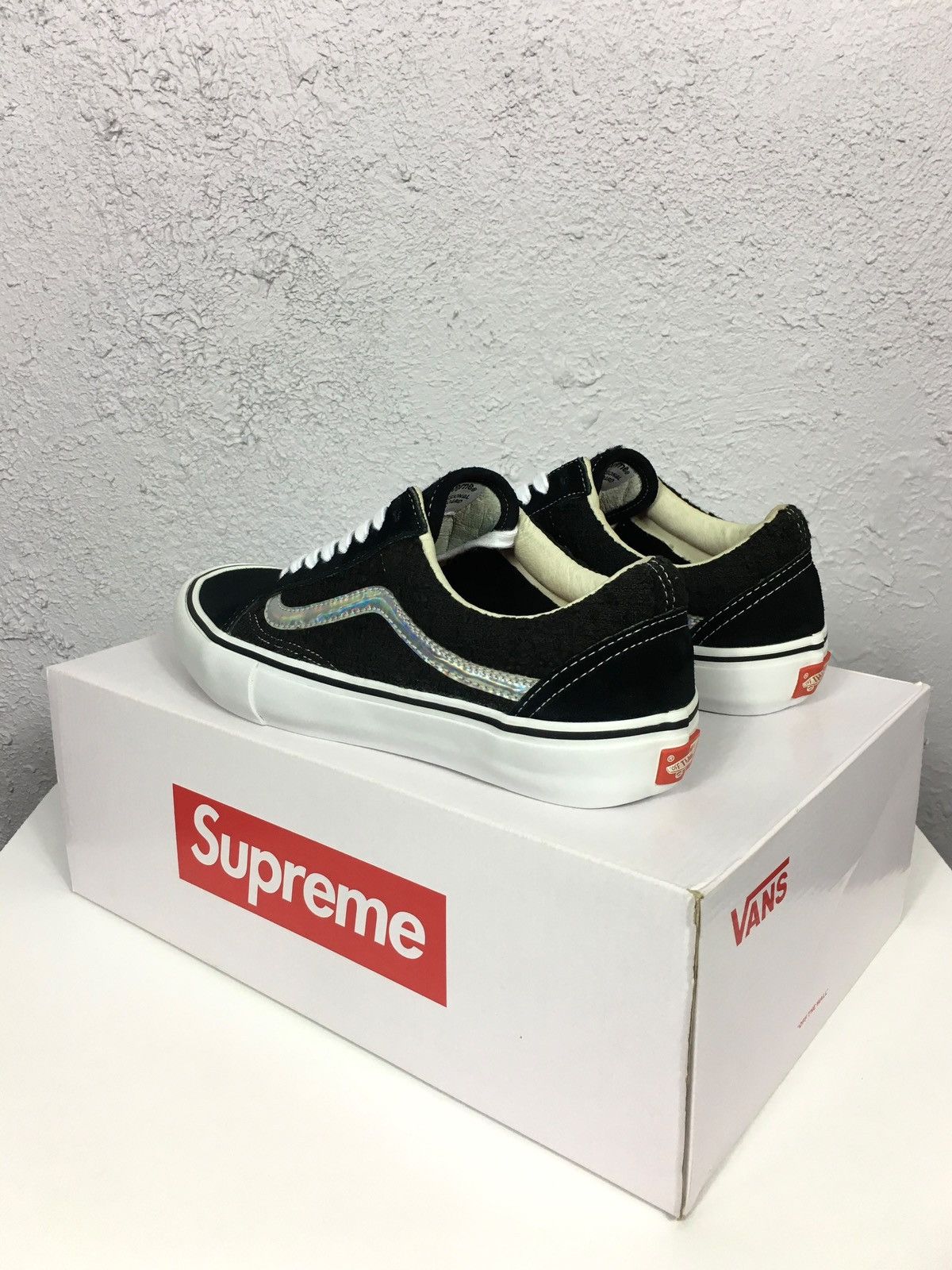Supreme × Vans shoes VANS x SUPREME Old Skool PRO Iridescent skateboarding Size US 8 / EU 41 - 5 Thumbnail