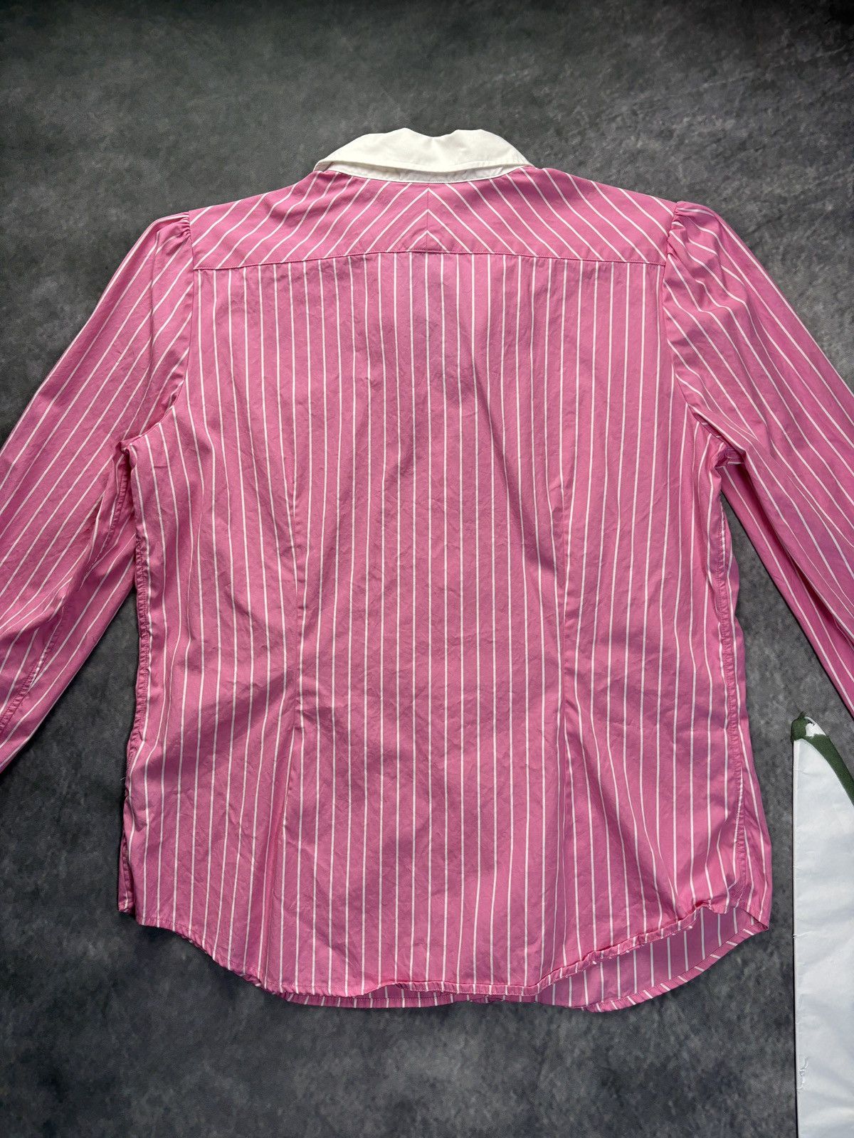 Polo Ralph Lauren 2000s Vintage Ralph Lauren Polo Shirt Striped Pink 90s Prep Size L / US 10 / IT 46 - 7 Thumbnail