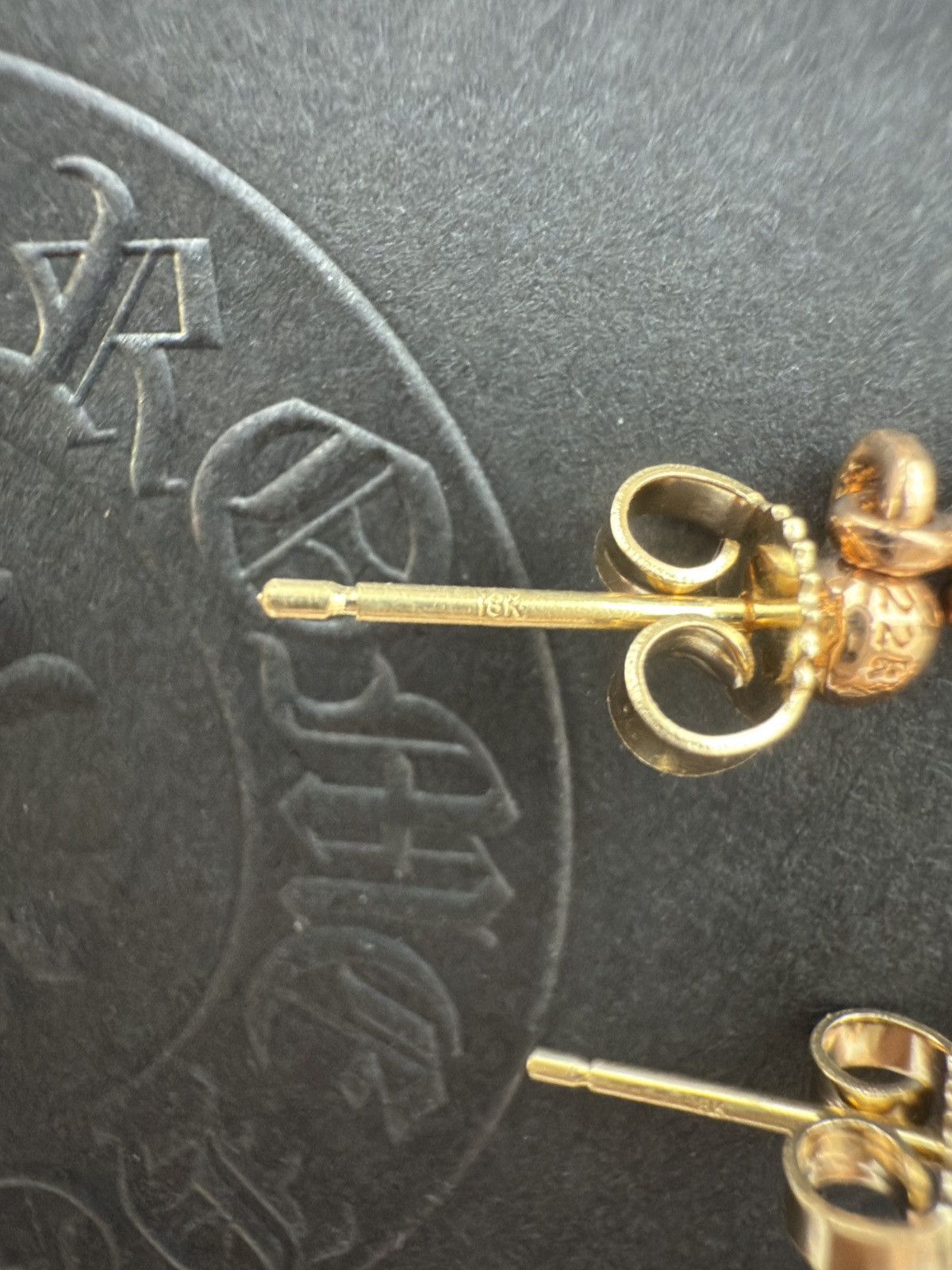 Chrome Hearts Chrome Hearts 22K Tiny E earrings pair Size ONE SIZE - 12 Thumbnail
