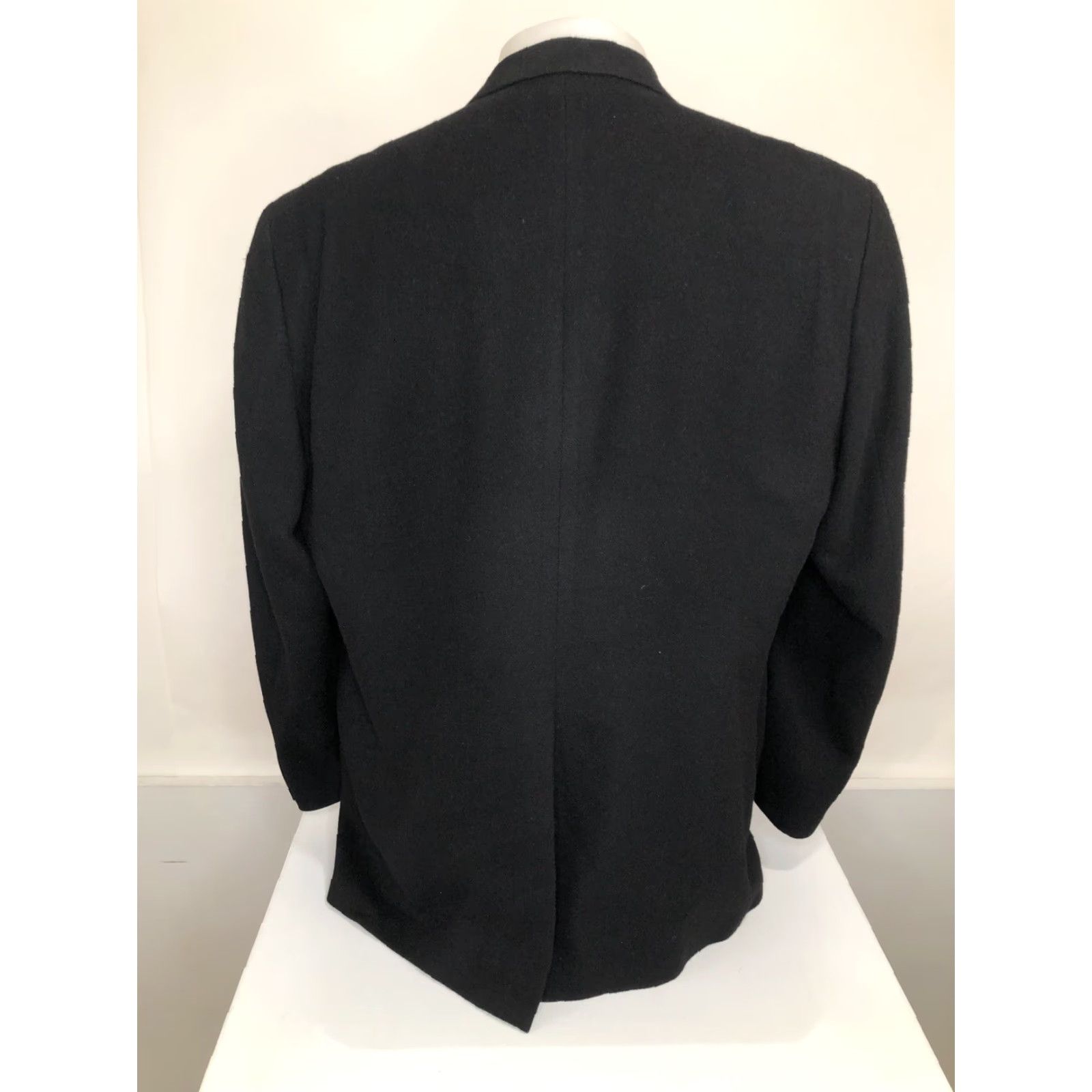 Ralph Lauren RALPH LAUREN Blazer Shirt Men 44R Camel Hair Black 100% LORO PIANA ITALY Vintage 90s Mens Blazer Size 44R - 3 Thumbnail