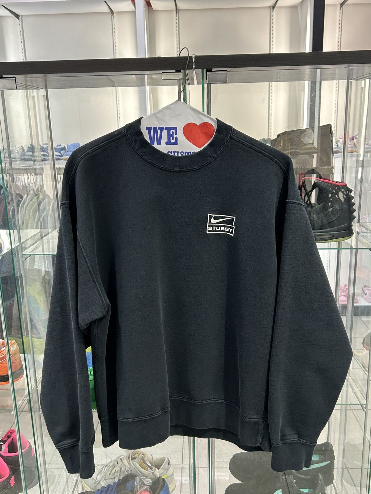 Crew Neck Nike Stussy Grey Nike X Stussy Sportswear NRG Fleece 