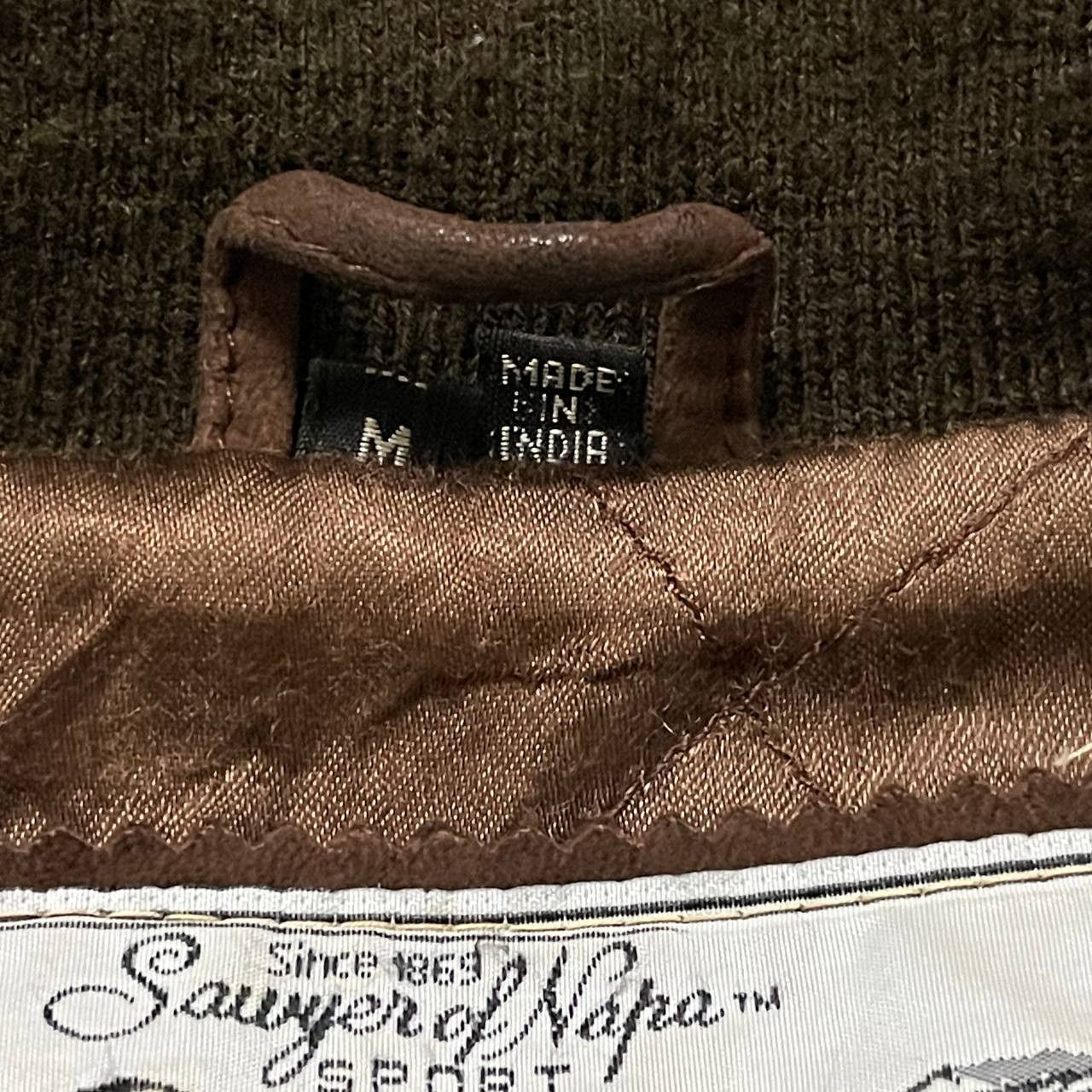 Genuine Leather Vintage Sawyer Of Napa Leather Bomber Jacket Size US M / EU 48-50 / 2 - 8 Thumbnail