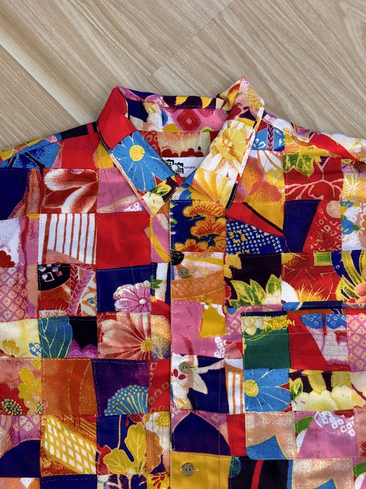 Kansai Yamamoto Kansai Yamamoto Floral Sakura Japan Size US XL / EU 56 / 4 - 3 Thumbnail