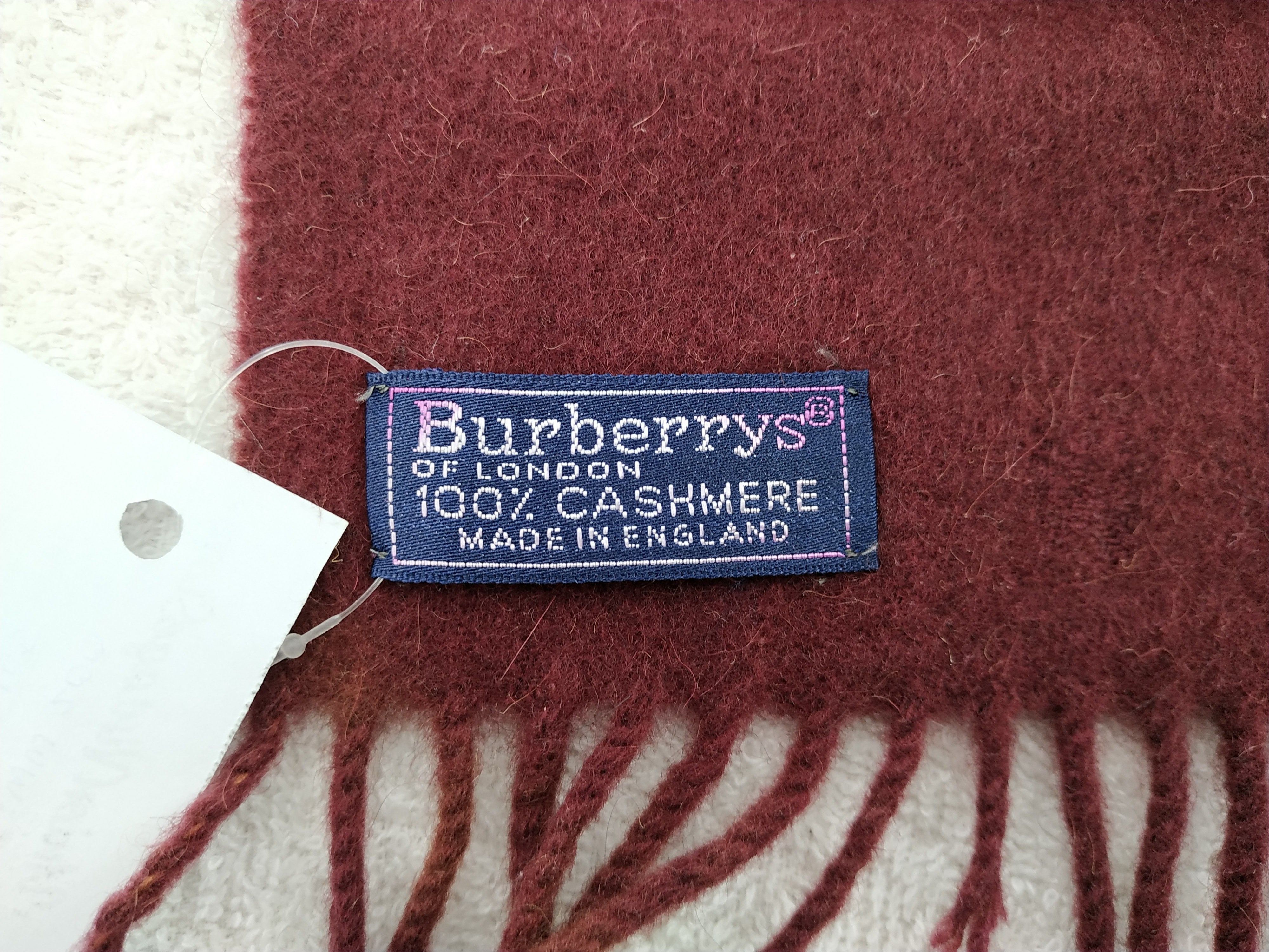 Burberry × Vintage Burberry Scarf / Muffler / Neckwear - WW200 Size ONE SIZE - 8 Thumbnail