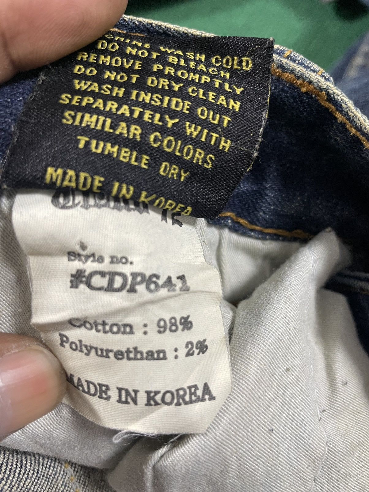 If Six Was Nine Distressed Cloud 72 Arts Jeans Size US 34 / EU 50 - 12 Thumbnail