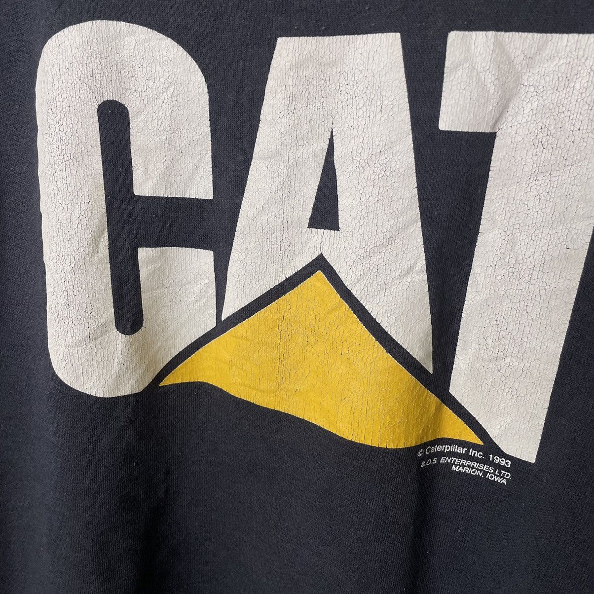 Caterpillar Vintage 90s CAT Caterpillar OG Logo Promo Sweatshirt Size US L / EU 52-54 / 3 - 2 Thumbnail