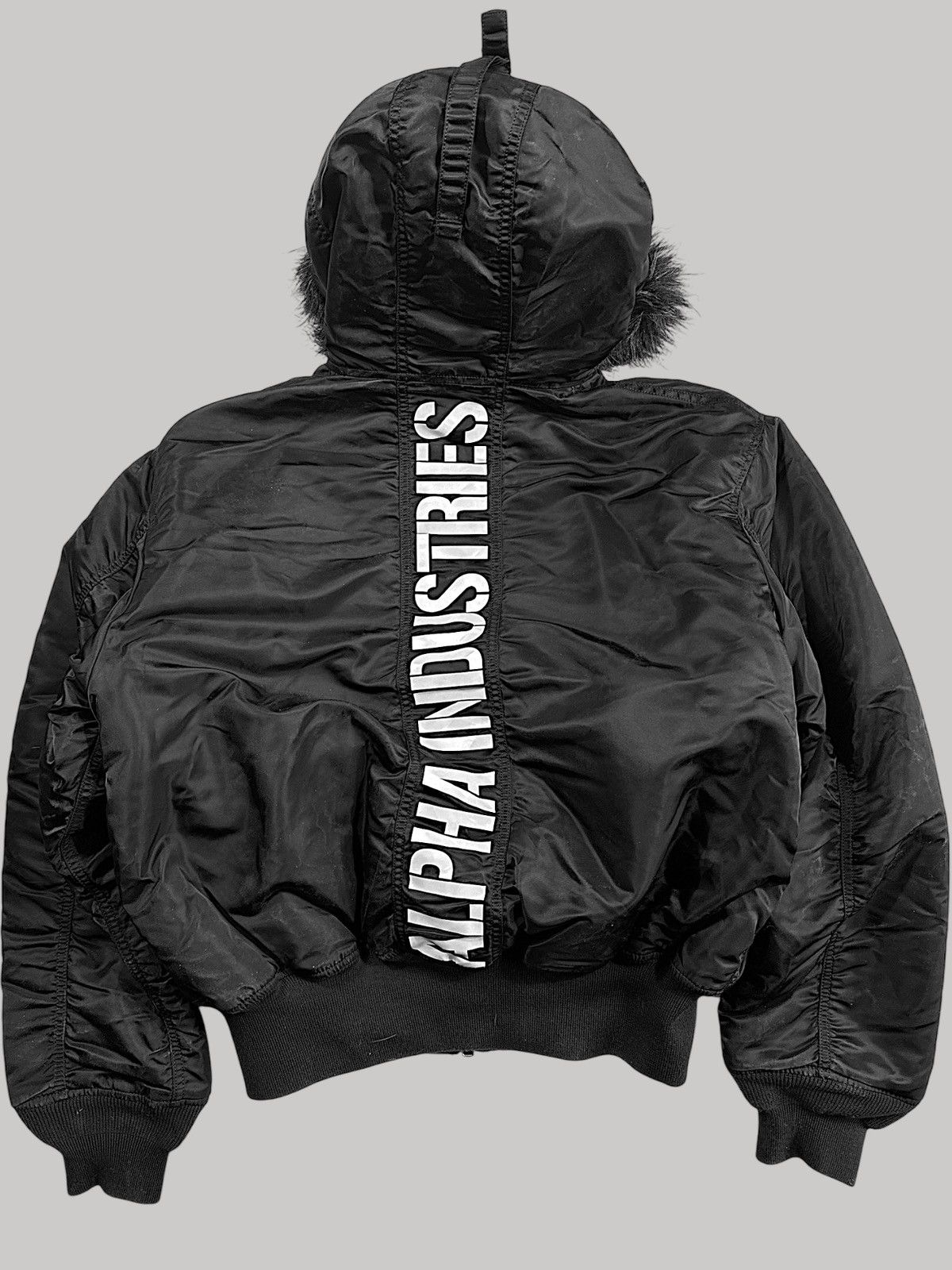 Alpha Industries × Bomber Jacket × Vintage Alpha Industries Alaska  