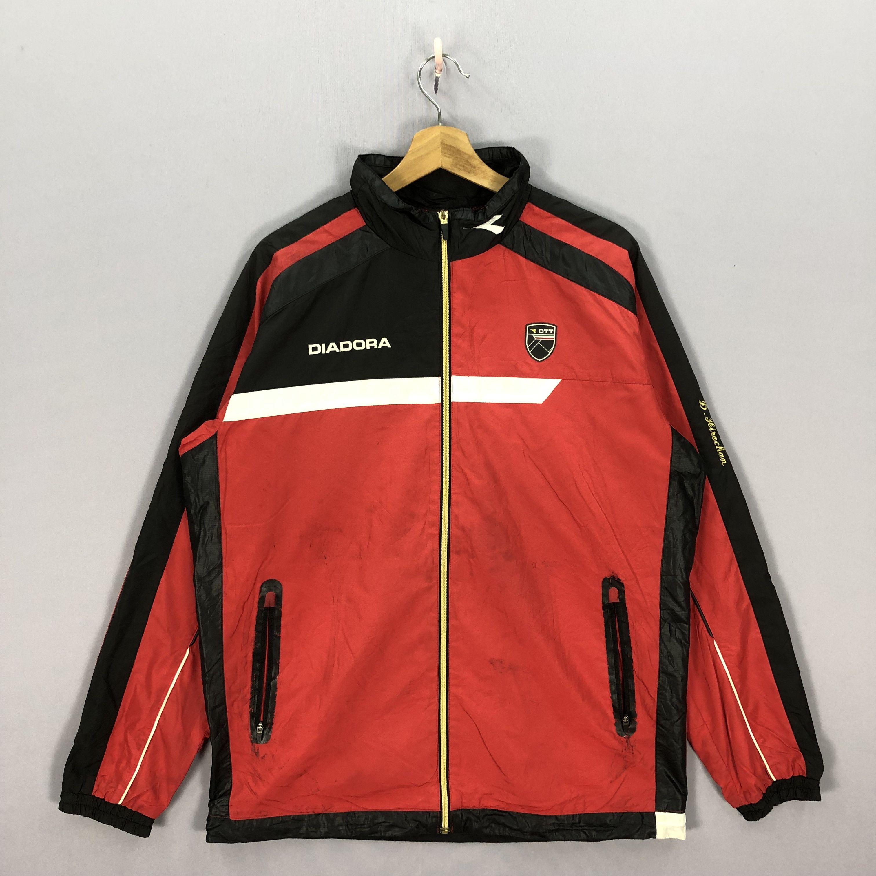 Diadora × Vintage Vintage Diadora Windbreaker Jacket Size US L / EU 52-54 / 3 - 1 Thumbnail