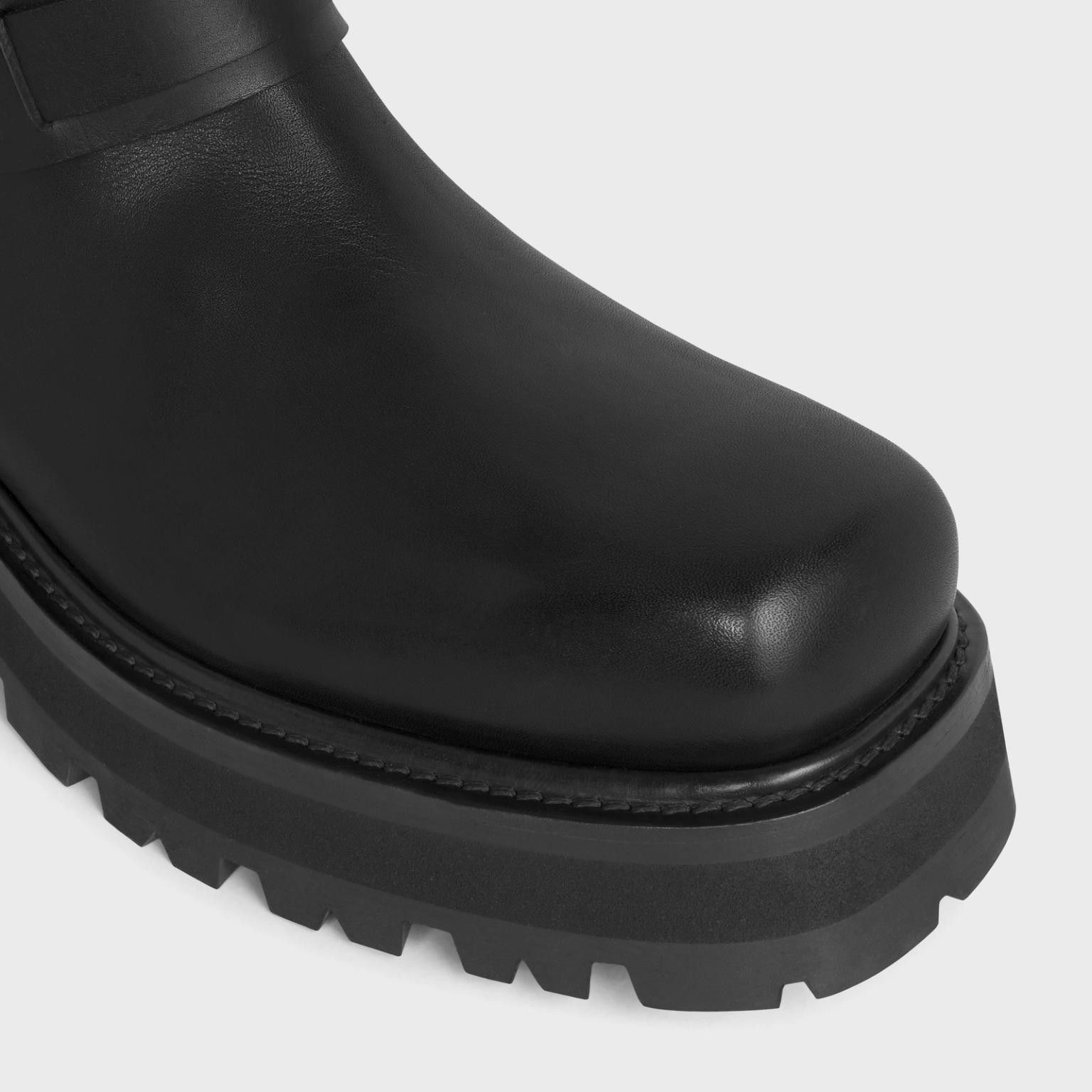 Celine o1bcso1str0824 Biker Chelsea Boots in Black Size US 6.5 / EU 39-40 - 4 Thumbnail