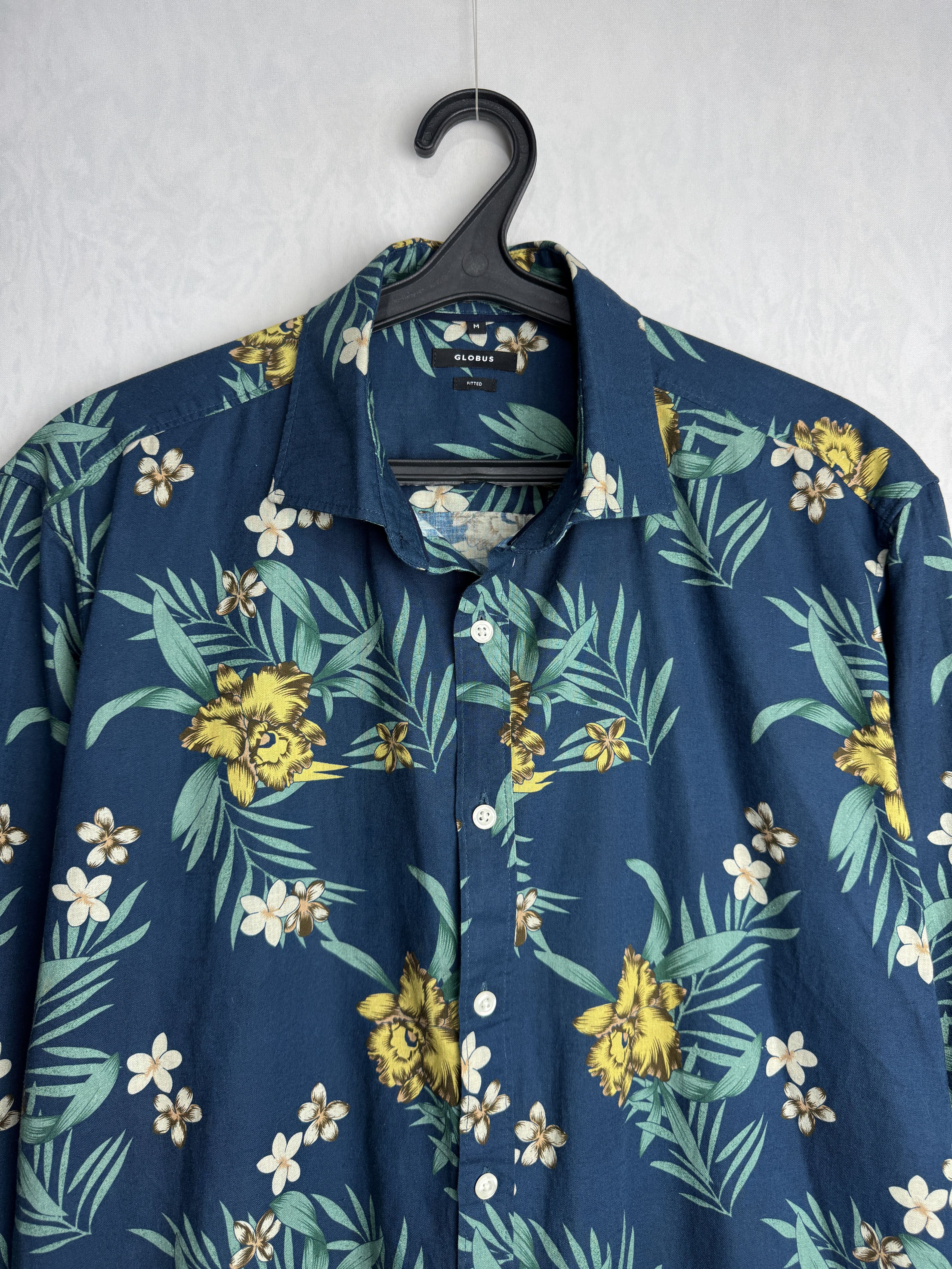 Other GLOBUS men’s Hawaiian linen blend button up shirt Size US M / EU 48-50 / 2 - 2 Thumbnail