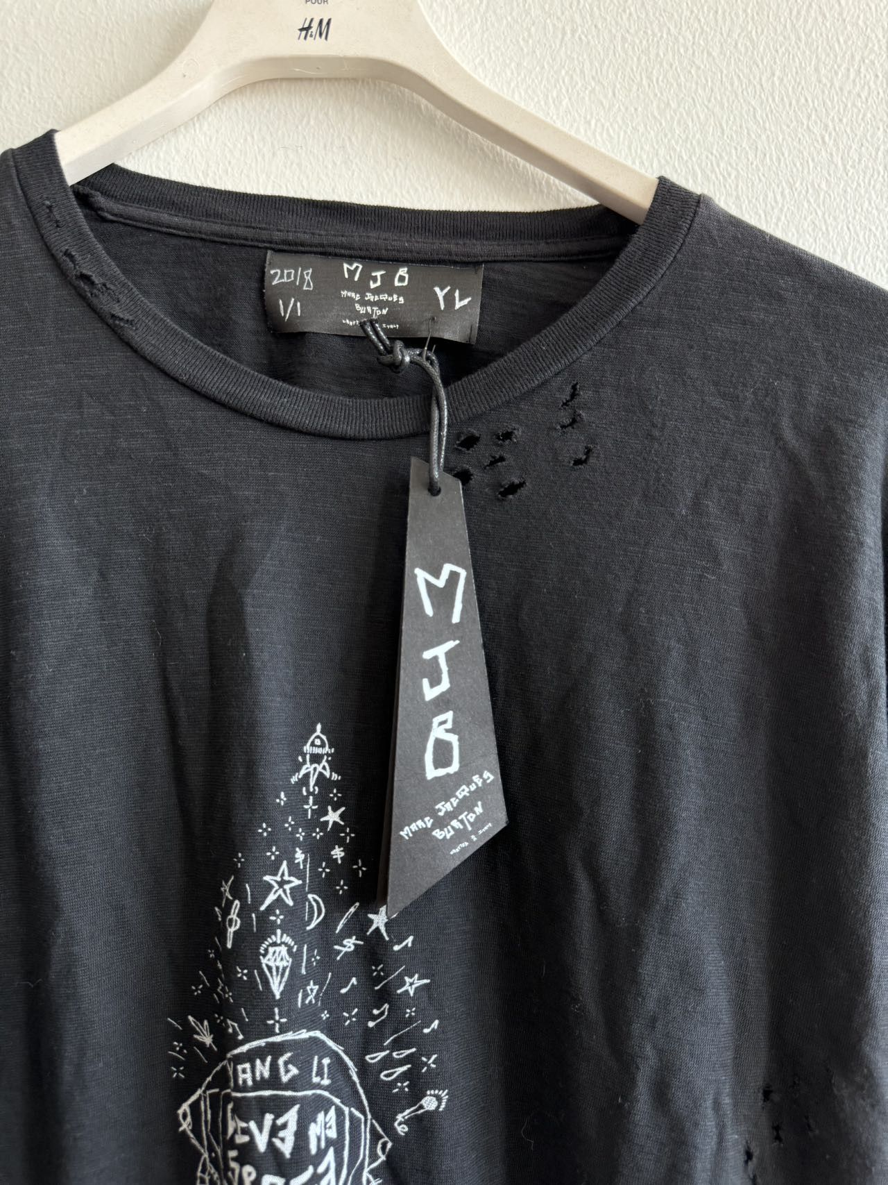 Marc Jacques Burton MJB Marc Jacques Burton distressed long sleeve t-shirt Size US M / EU 48-50 / 2 - 7 Thumbnail