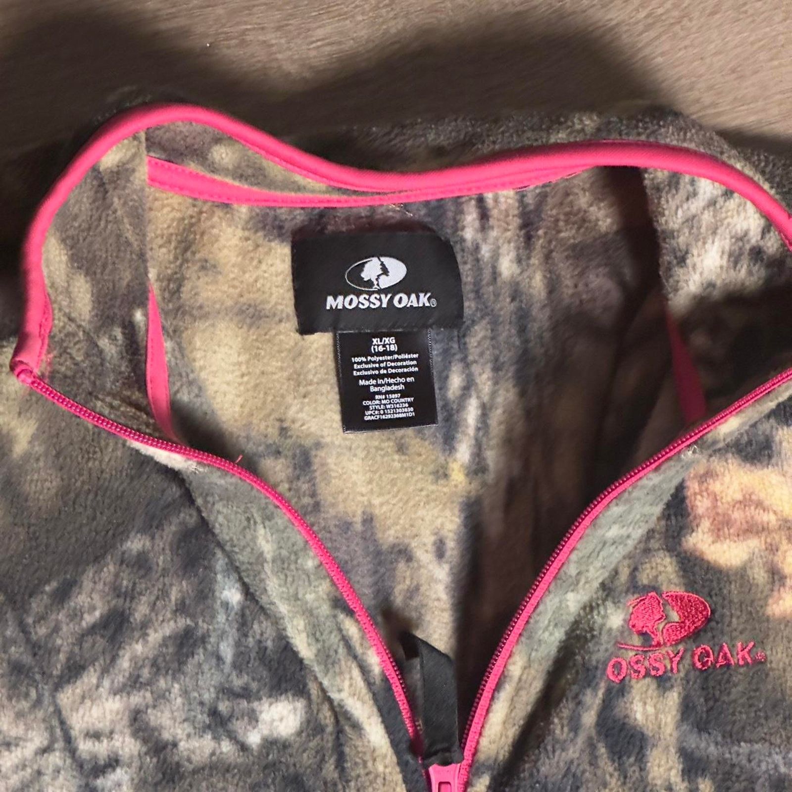 Mossy Oaks mossy oak fleece jacket Size XL / US 12-14 / IT 48-50 - 3 Thumbnail