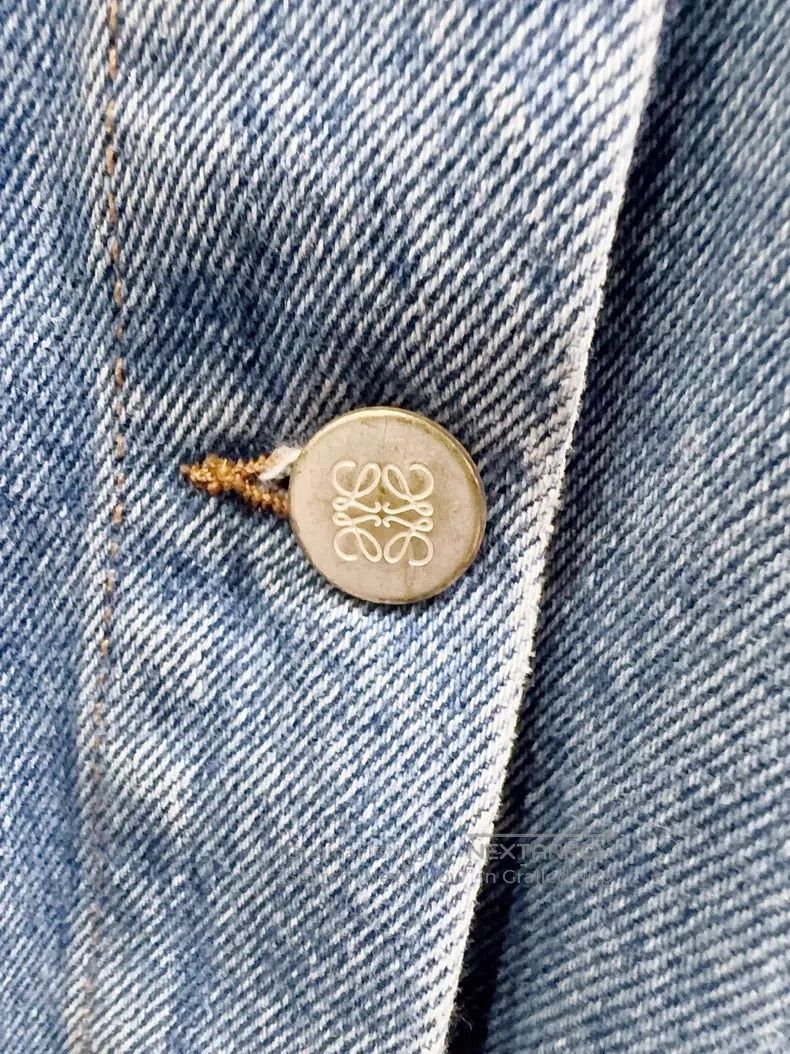 Loewe Leather Label Denim Jacket
