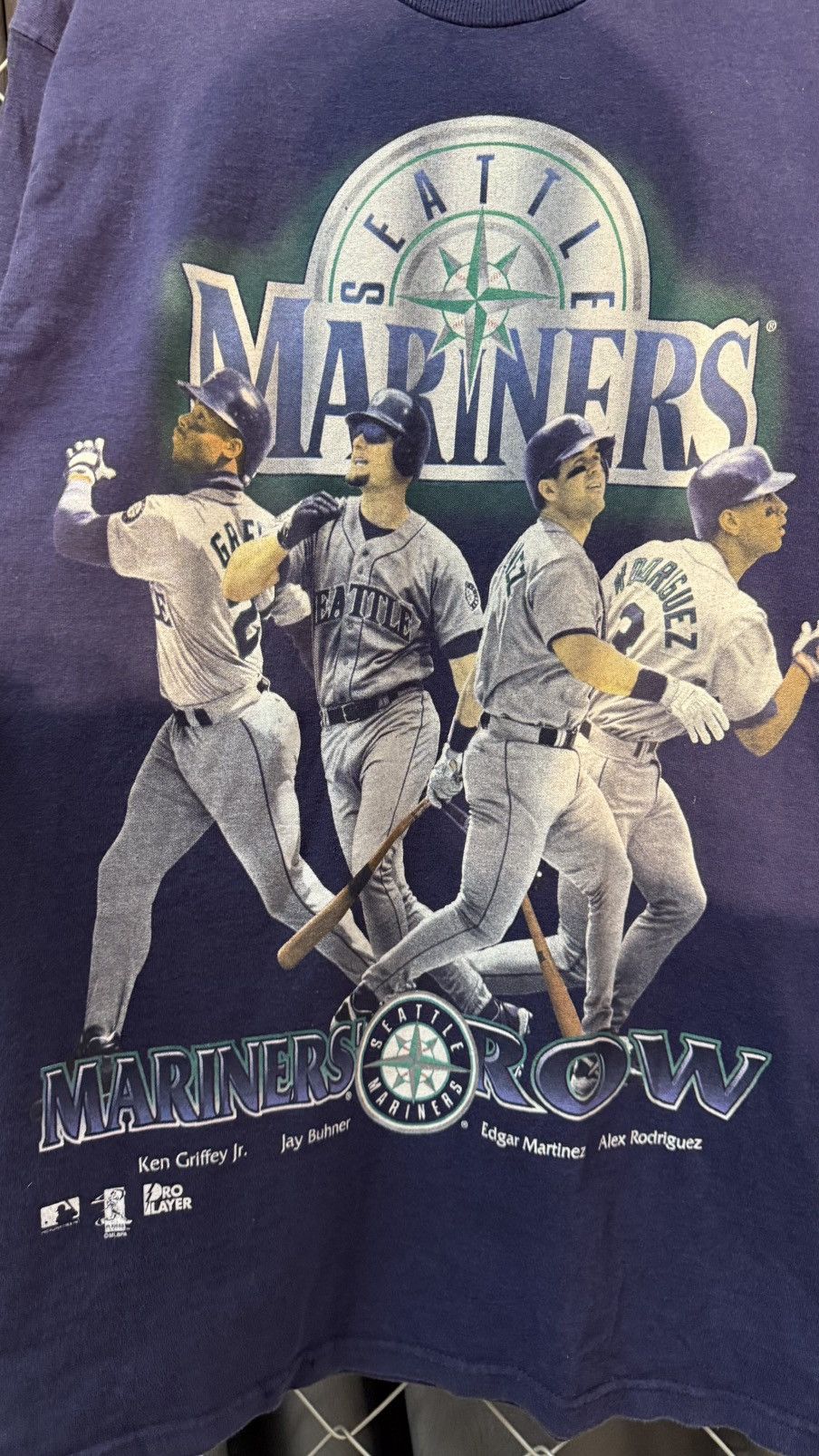 MLB VINTAGE 1997 MLB PRO PLAYER SEATTLE MARINES TSHIRT Size US M / EU 48-50 / 2 - 4 Thumbnail