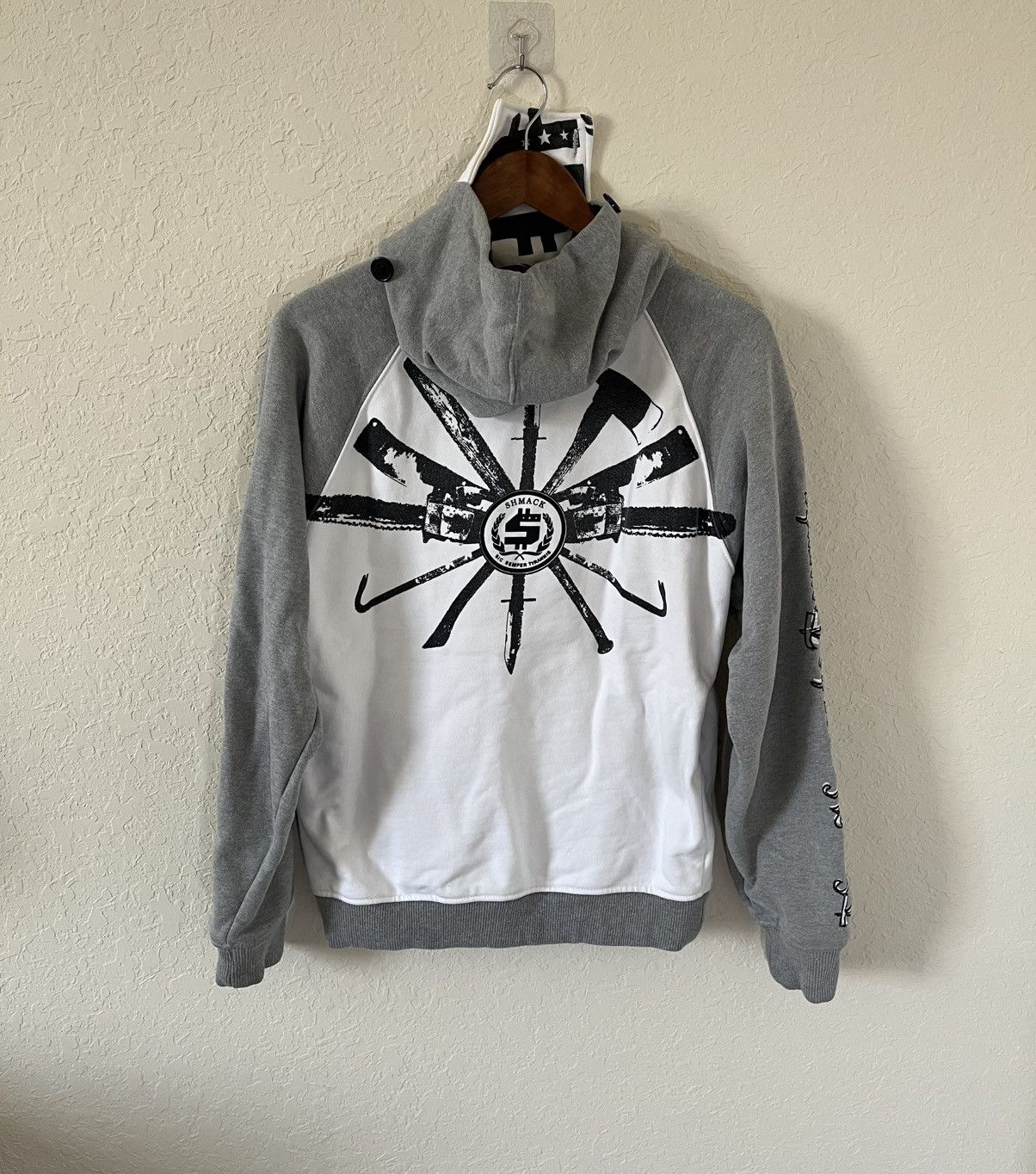 Vintage Y2K $MACK chicano skull face emo hoodie | Medium Size US M / EU 48-50 / 2 - 3 Thumbnail