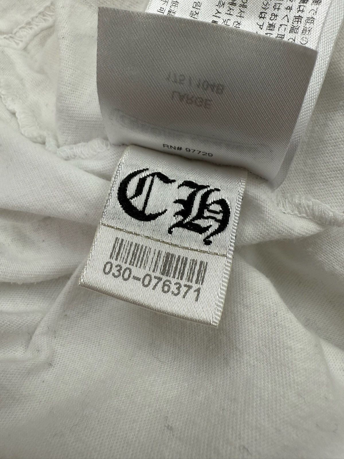 Chrome Hearts Chrome Hearts ‘Boost’ Logo Hollywood Exclusive White T-Shirt Size US L / EU 52-54 / 3 - 6 Thumbnail