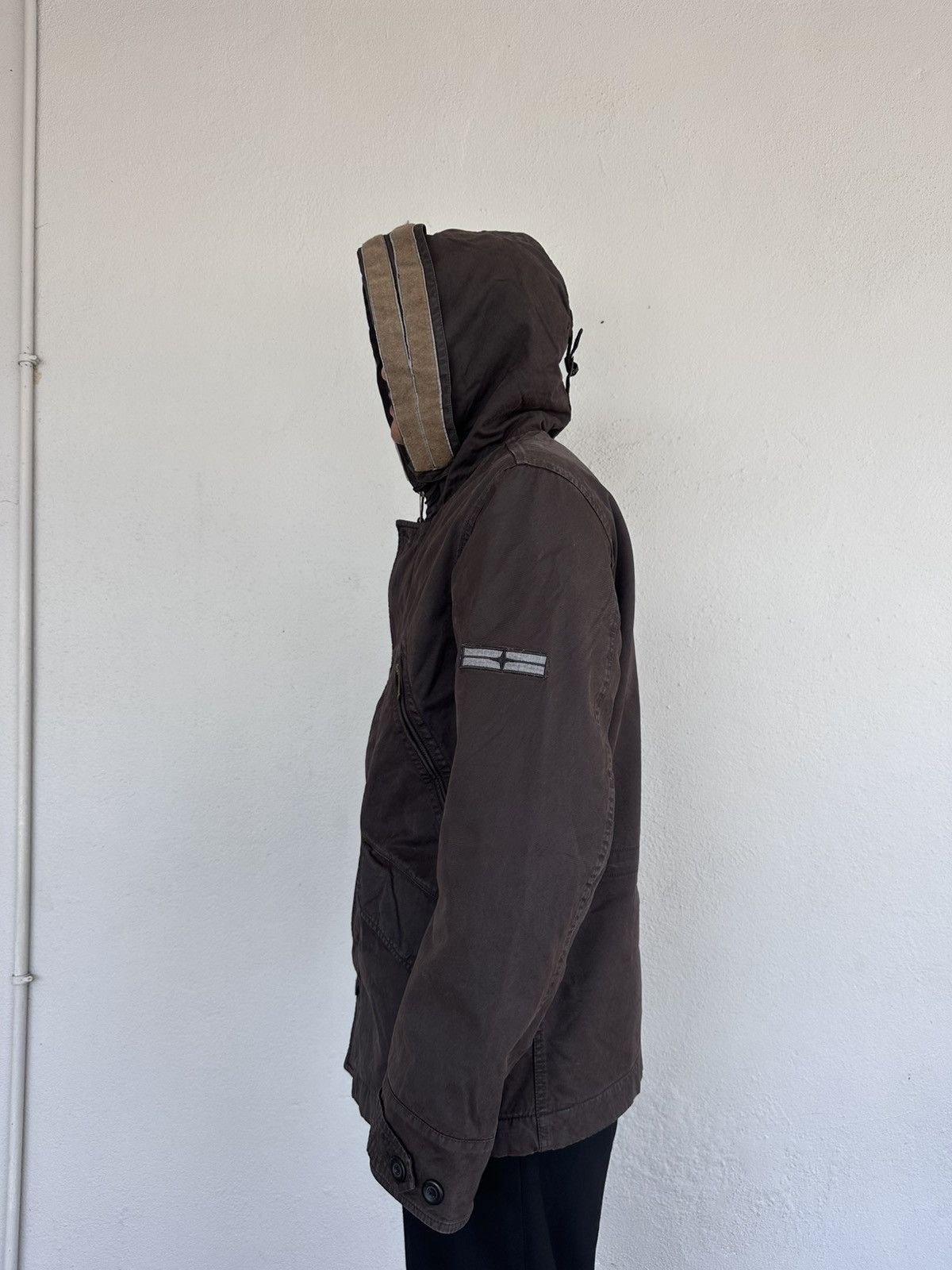 Stone Island Vintage Stone Island Denims Naval Overcoat Jacket Size US L / EU 52-54 / 3 - 21 Thumbnail
