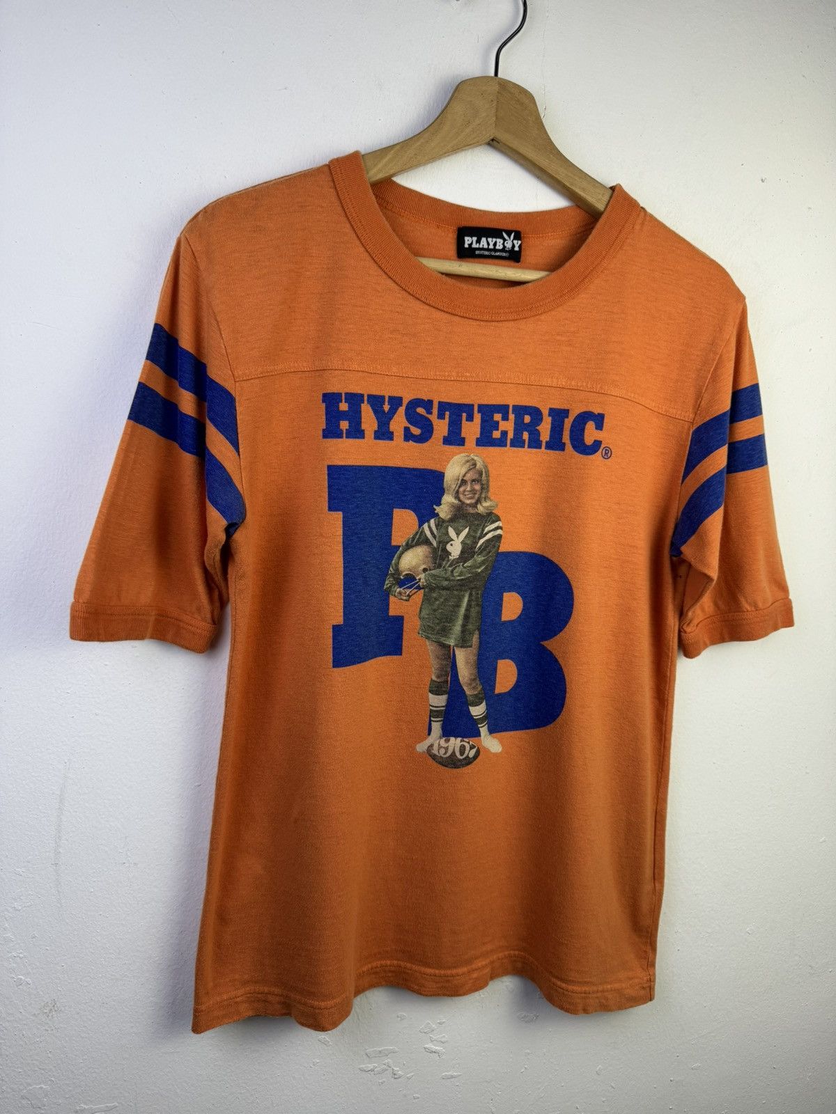 Hysteric Glamour × Playboy Hysteric Glamour x Playboy collaboration football T-shirt Size US S / EU 44-46 / 1 - 2 Thumbnail