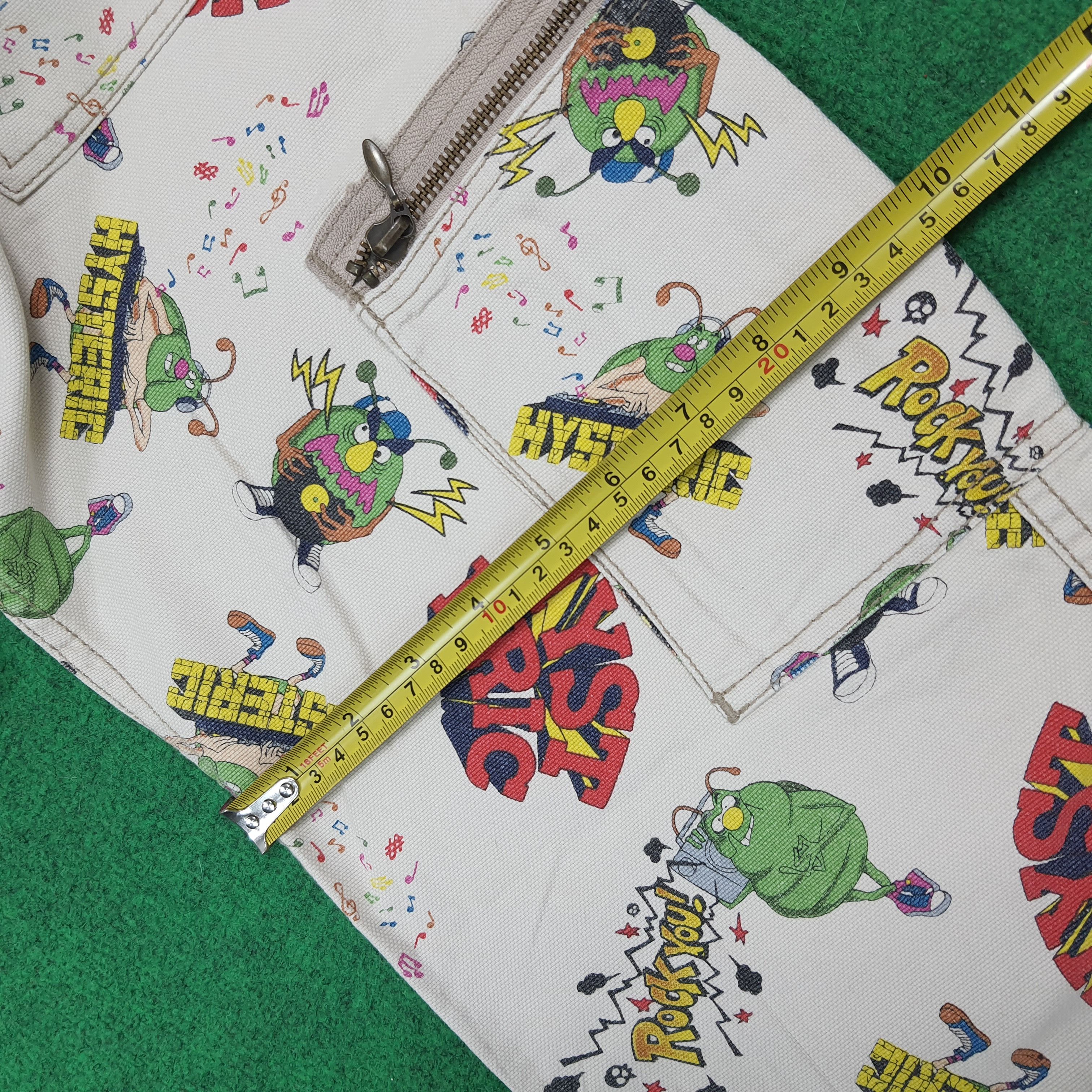 Hysteric Glamour Hysteric Glamour Japan Over Print Cargo Graphics Pants E1N32 Size US 28 / EU 44 - 15 Thumbnail