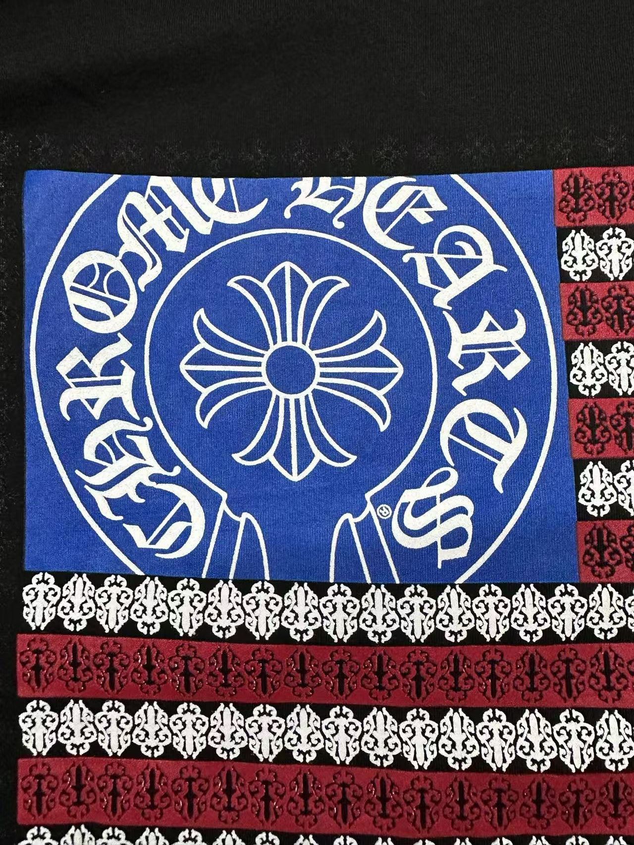 Chrome Hearts Chrome Hearts USA Flag Dagger Long Sleeve T-Shirt Tee Size US XXL / EU 58 / 5 - 4 Thumbnail