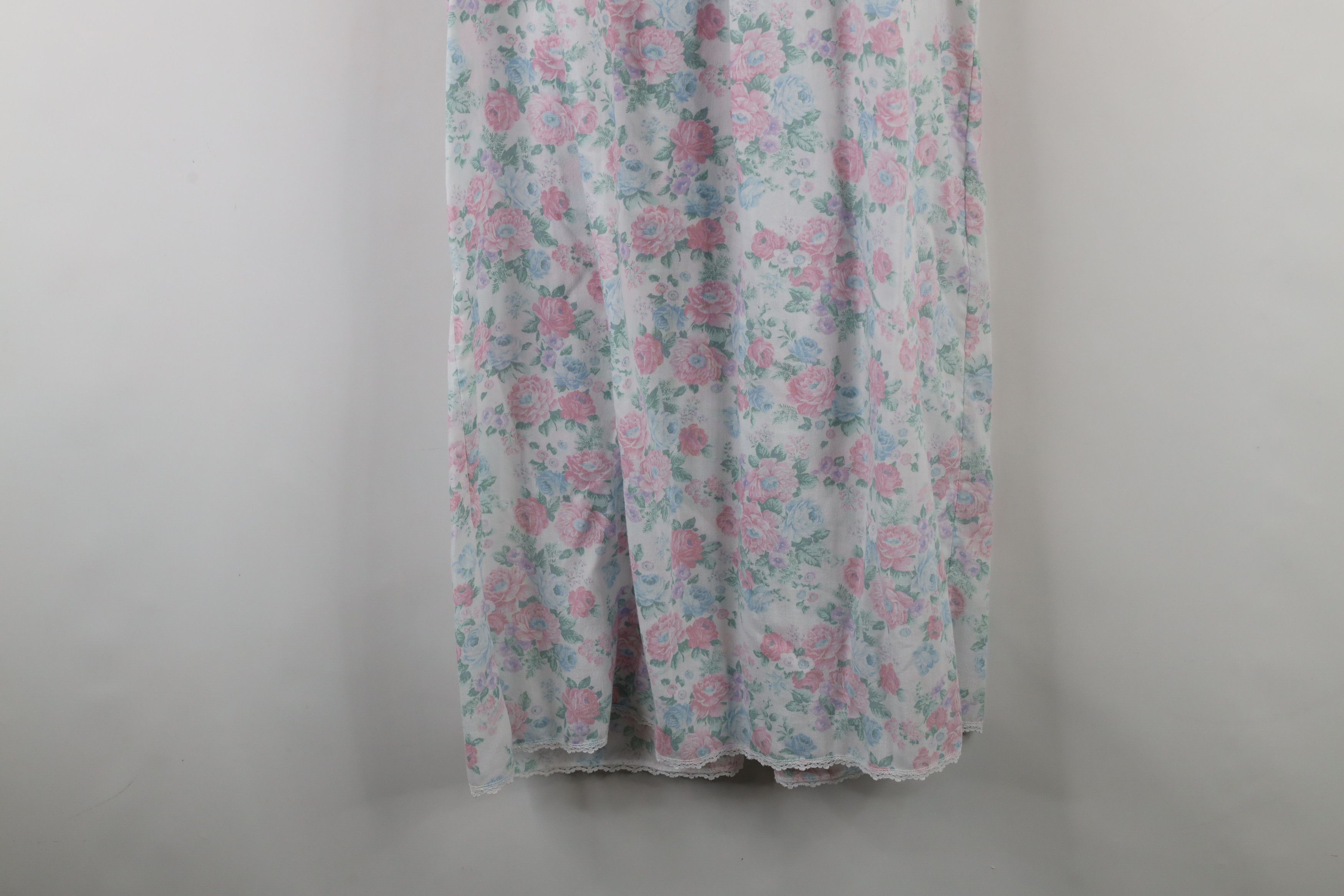 Vintage Vintage 90s Miss Elaine Floral Night Gown Sleeping Shirt USA Size S / US 4 / IT 40 - 11 Thumbnail