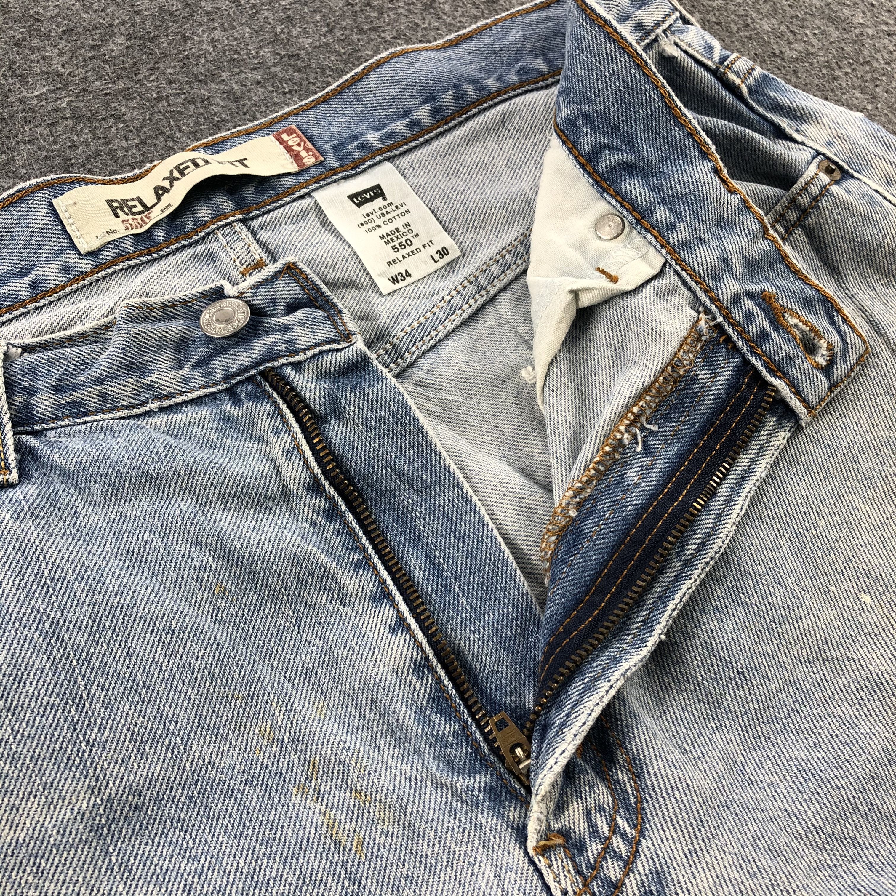 Levi's Vintage Levis 550 Relaxed Fit Jeans-J1026 Size US 34 / EU 50 - 8 Thumbnail
