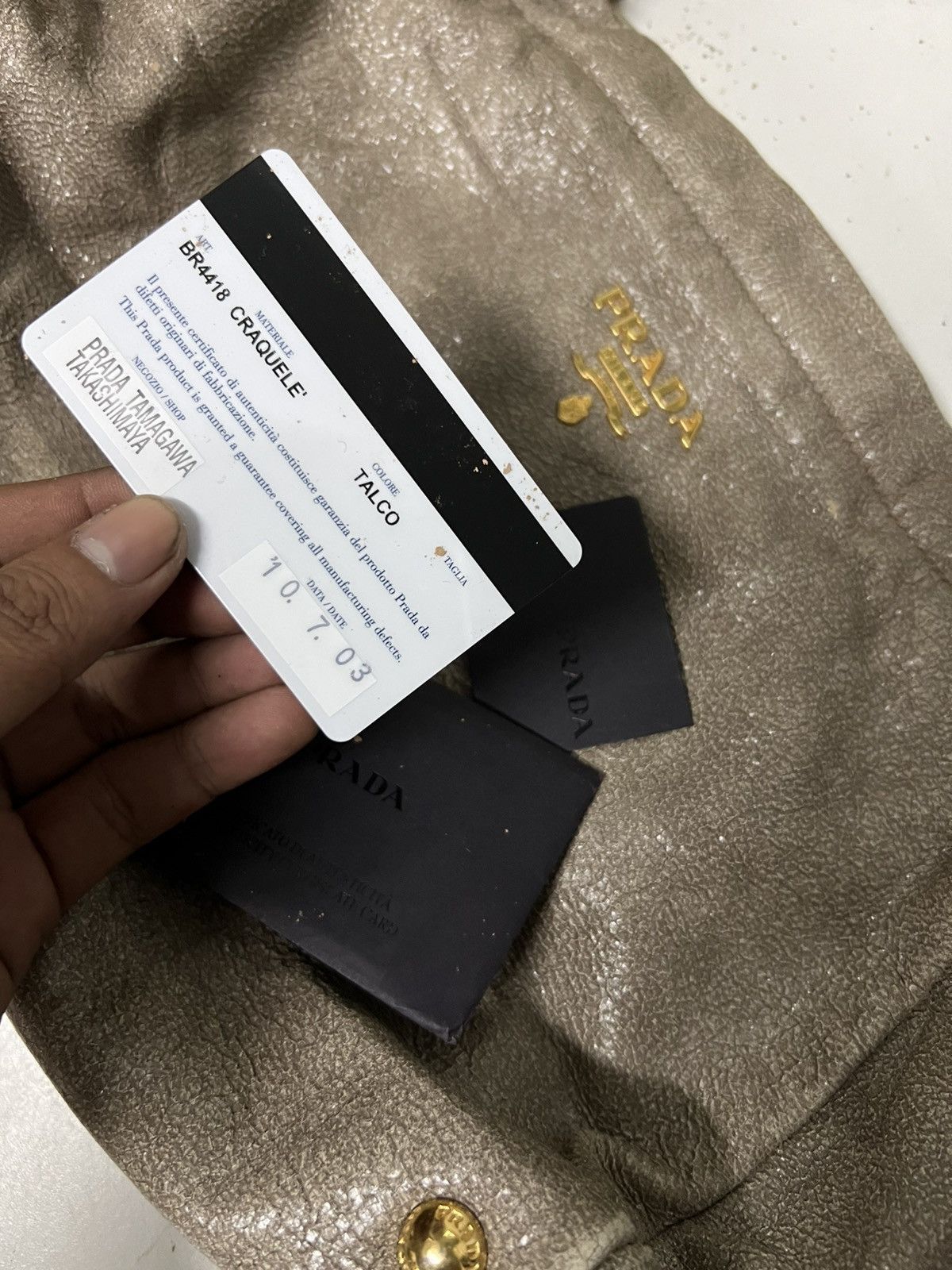 Prada Authentic Prada saffiono Leather Size ONE SIZE - 5 Thumbnail