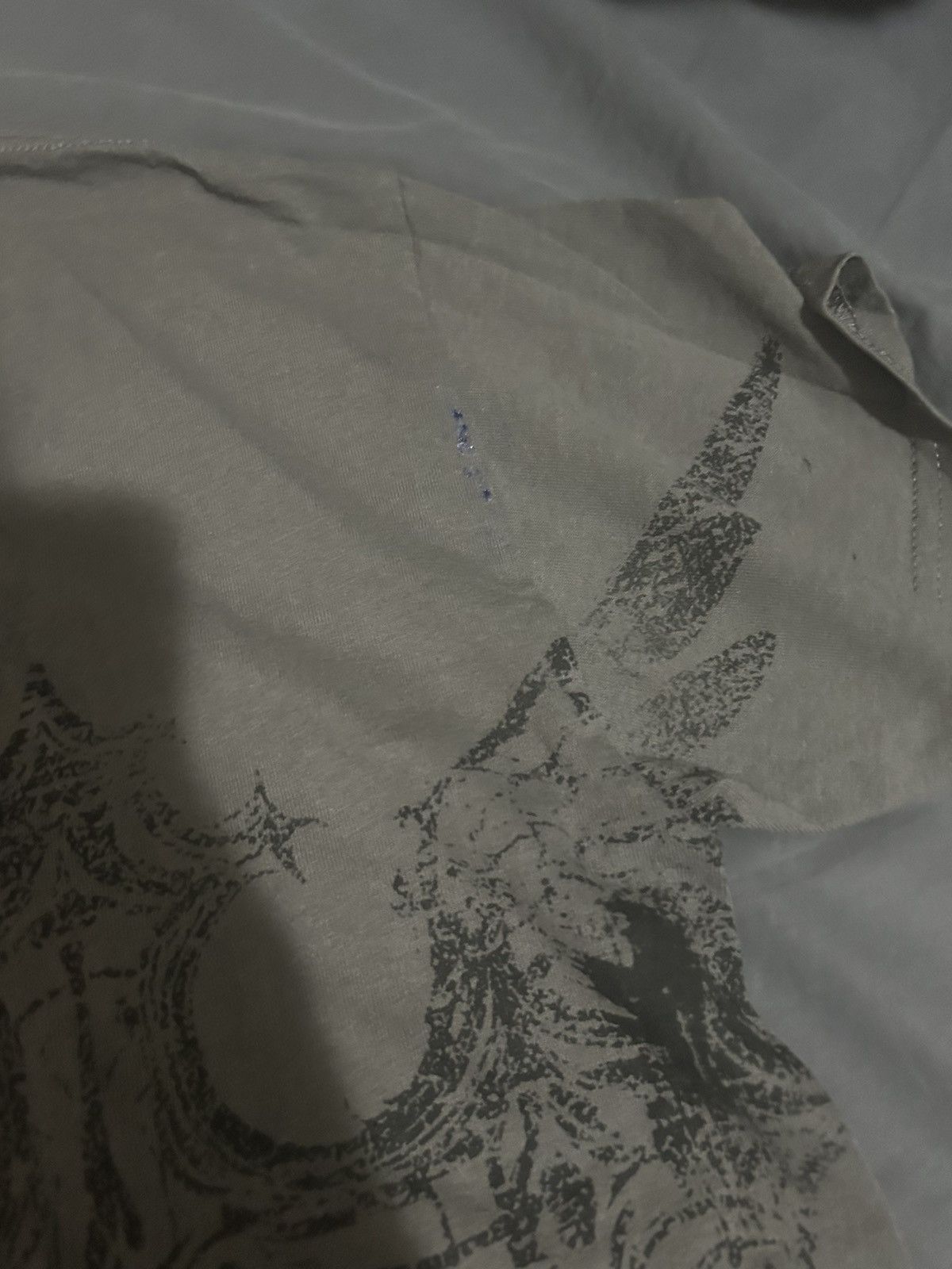 Japanese Brand × Vintage Grey And Black Emo Tee Size US M / EU 48-50 / 2 - 2 Thumbnail