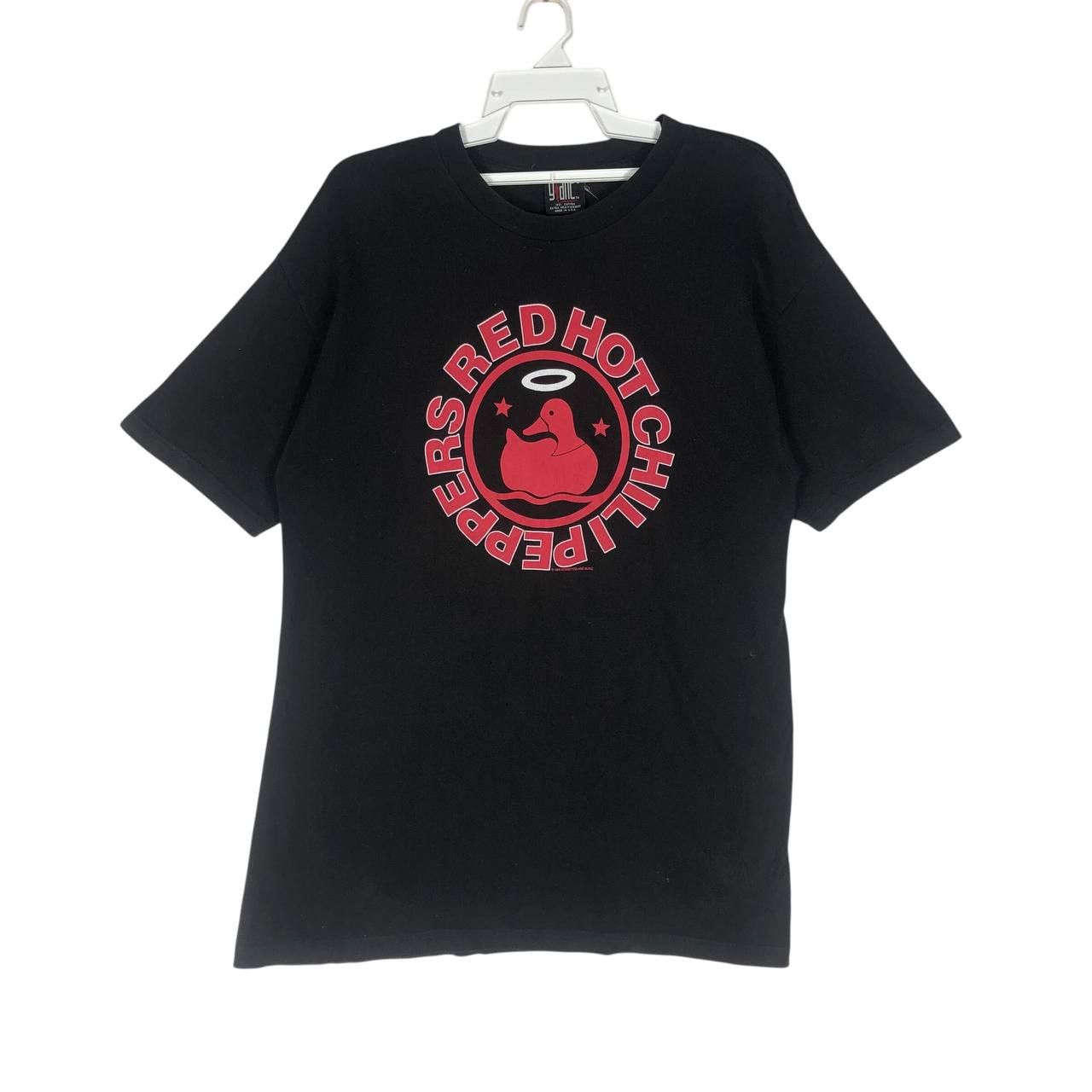Band Tees Vintage 90s Red Hot Chili Peppers Black T-Shirt Size US L / EU 52-54 / 3 - 1 Thumbnail