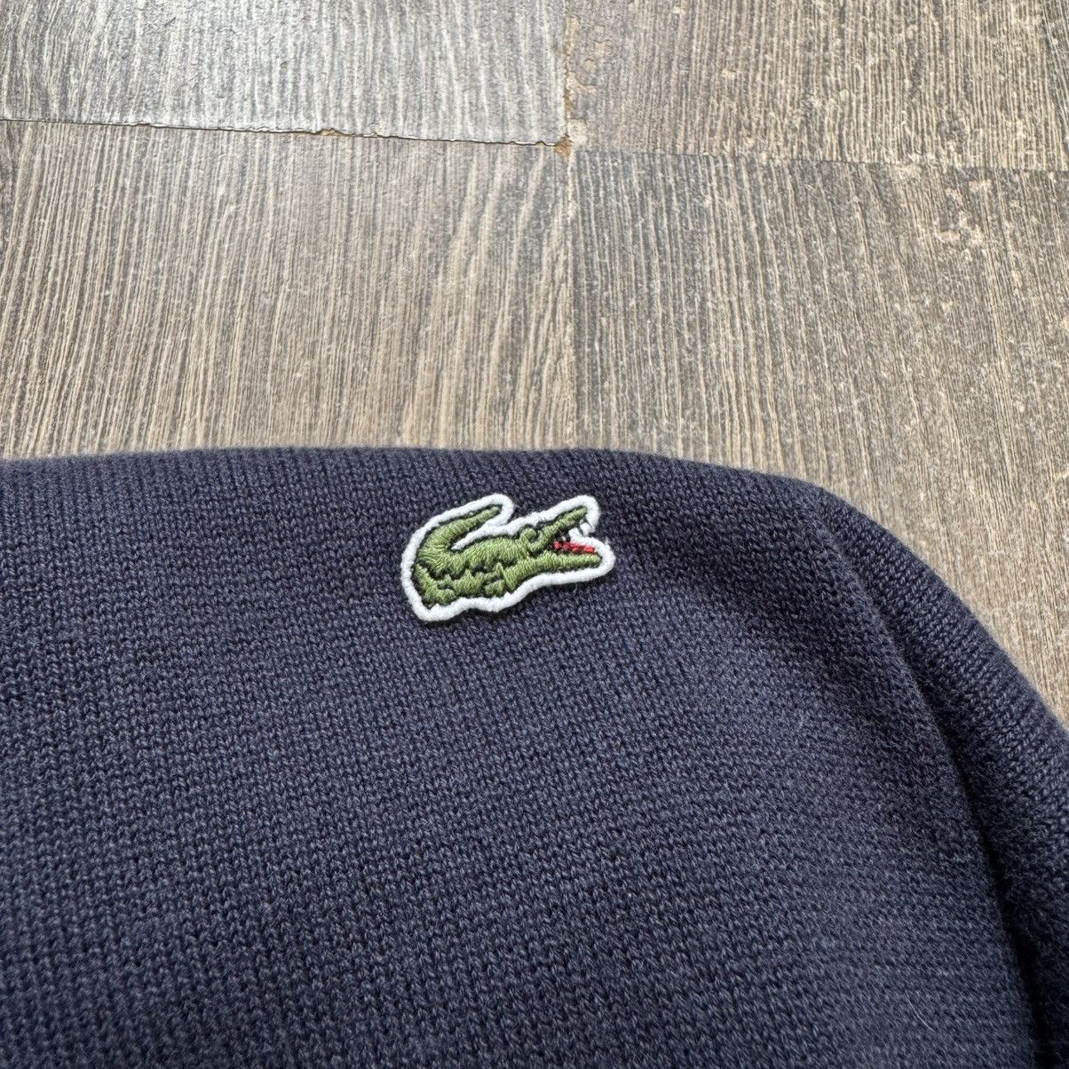 Lacoste Lacoste Navy Zip Sweatshirt Size US XL / EU 56 / 4 - 3 Thumbnail
