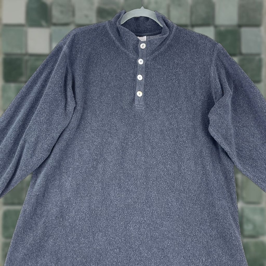 Soft Surroundings Soft Surroundings Gray Long Sleeve Fleece Sweater Womens Pullover Size M Size M / US 6-8 / IT 42-44 - 1 Thumbnail
