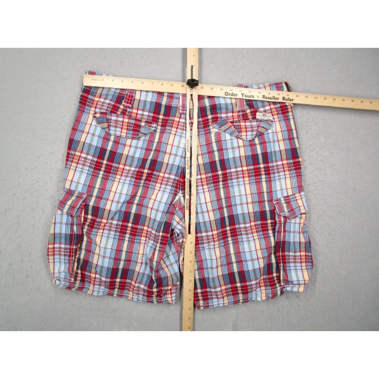 Polo Ralph Lauren Polo Jeans Ralph Lauren Shorts Mens 40 Red Plaid Cargo 10" Golf Casual Work Colorful Men’s 40 Red Cargo Shorts Polo Jeans Ralph Lauren Size US L / EU 52-54 / 3 - 6 Thumbnail