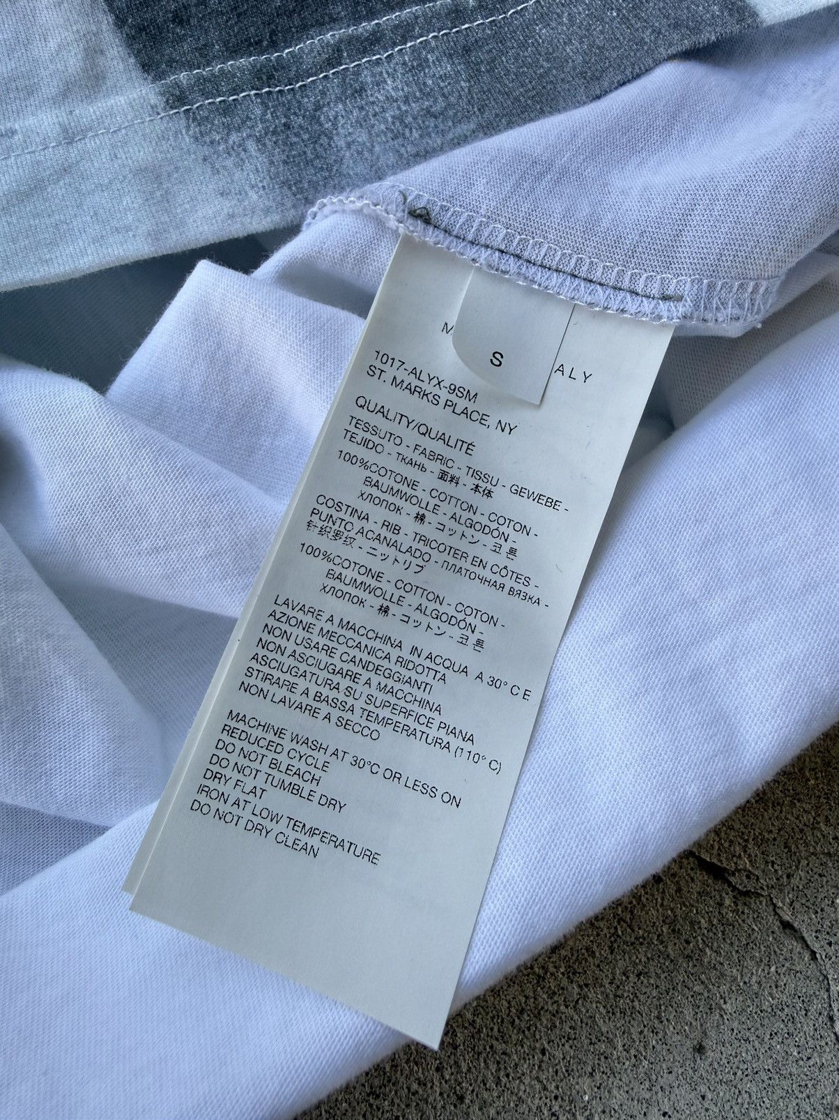 Alyx 1017 ALYX 9SM 23AW Mark Flood Oversized Raglan T-Shirt Size US S / EU 44-46 / 1 - 10 Thumbnail