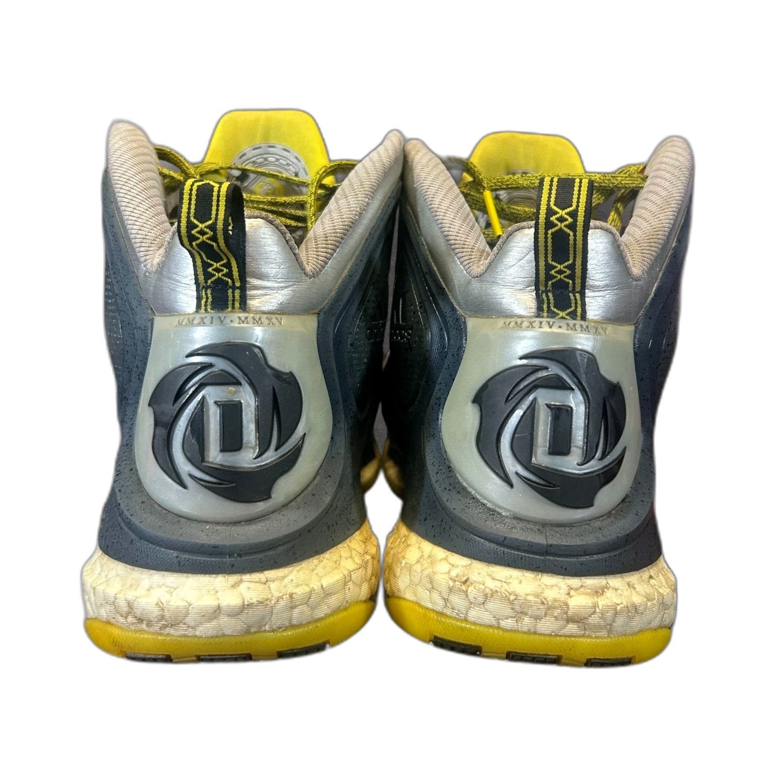 Adidas Adidas Derrick Rose 5 Boost Basketball Shoes C76491 Silver/Y Size US 12 / EU 45 - 8 Thumbnail