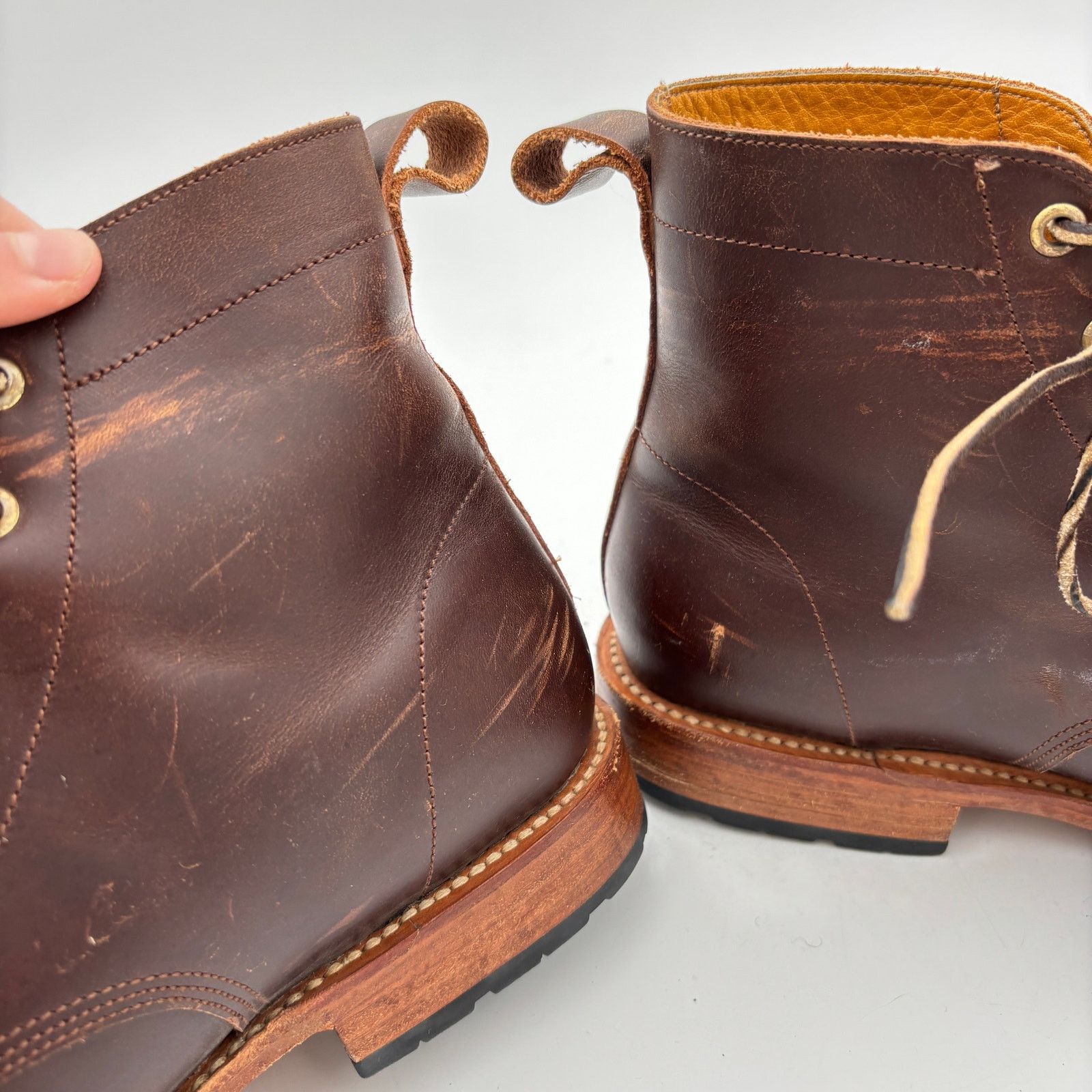 2120 Handcrafted 2120 Detroit Boot Leather Lace Up Work Boots Men's 10 Size US 10 / EU 43 - 10 Thumbnail