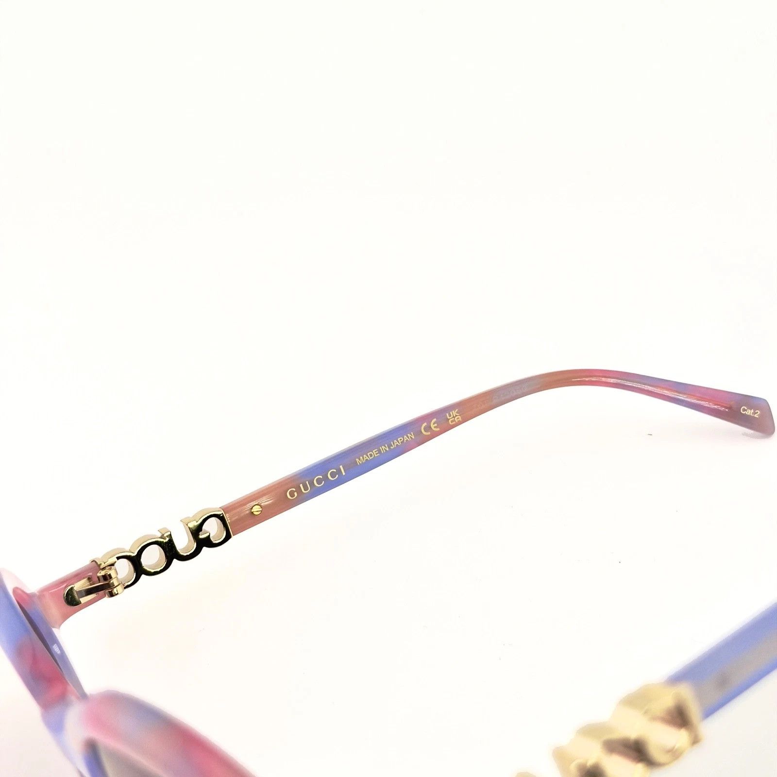 Gucci GUCCI 2153 Gg2153S Pink Violet Oval Narrow Sunglasses 005 Size ONE SIZE - 7 Thumbnail