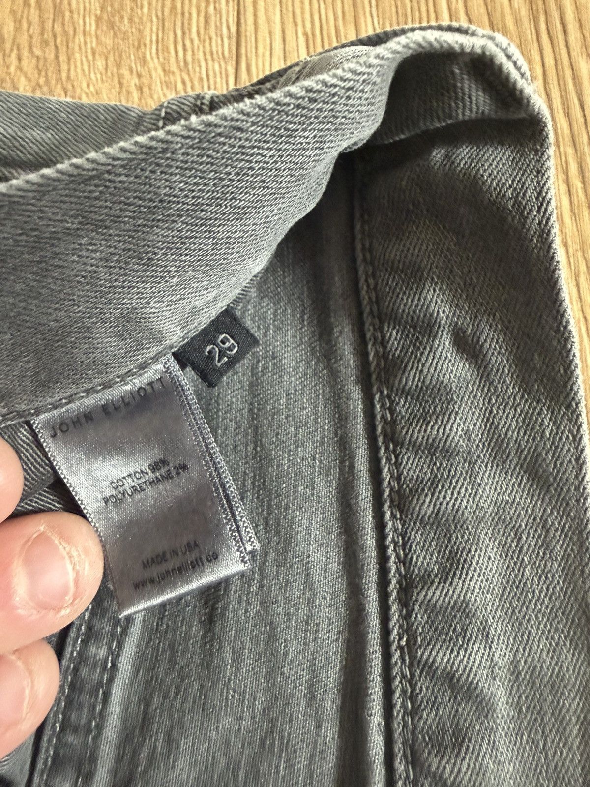 John Elliott John Elliott Cast 2 Denim Cropped Size US 29 - 3 Thumbnail