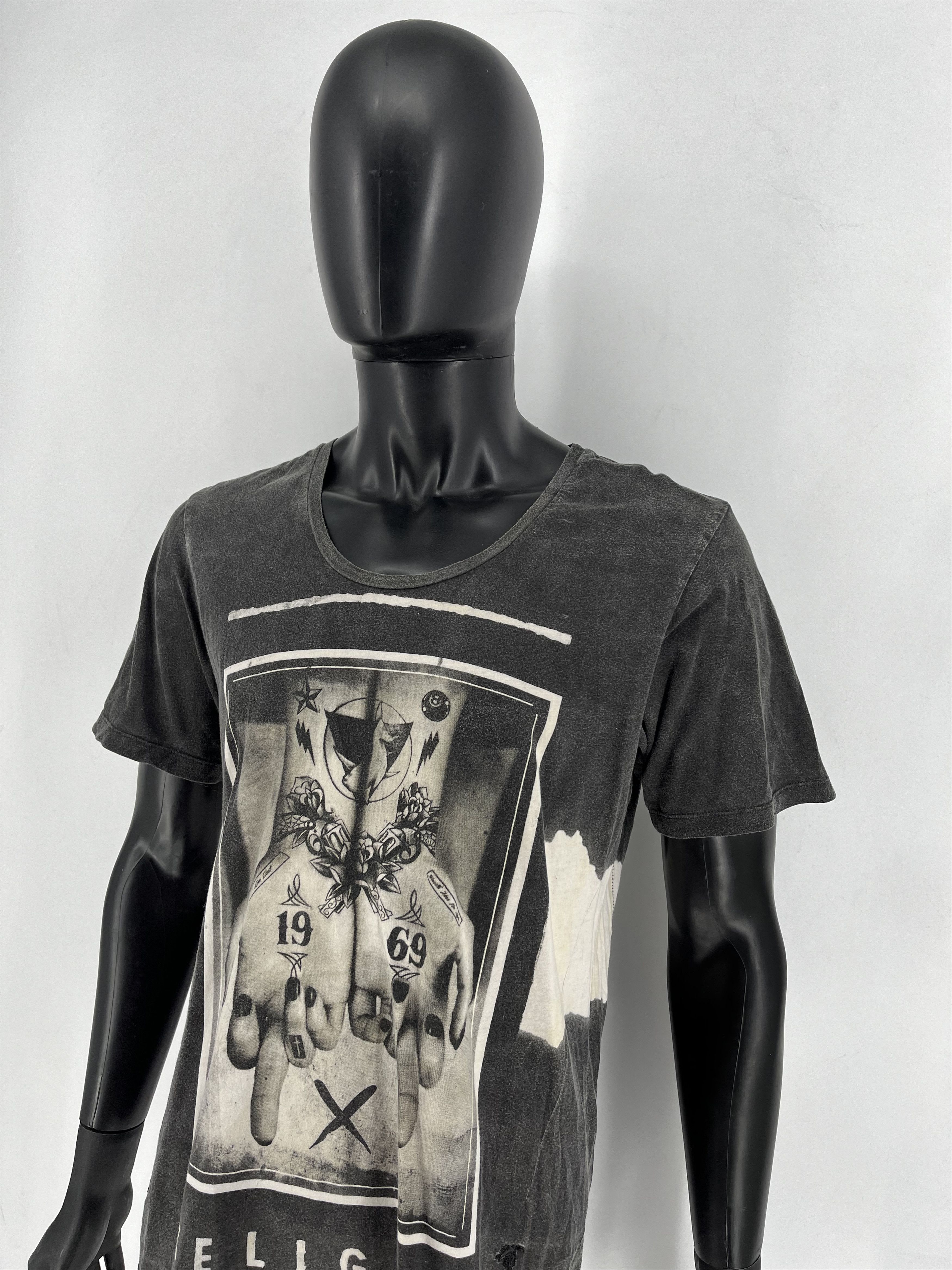 Vintage Vintage Y2K Religion 19 69 T-Shirts ART Size US M / EU 48-50 / 2 - 4 Thumbnail