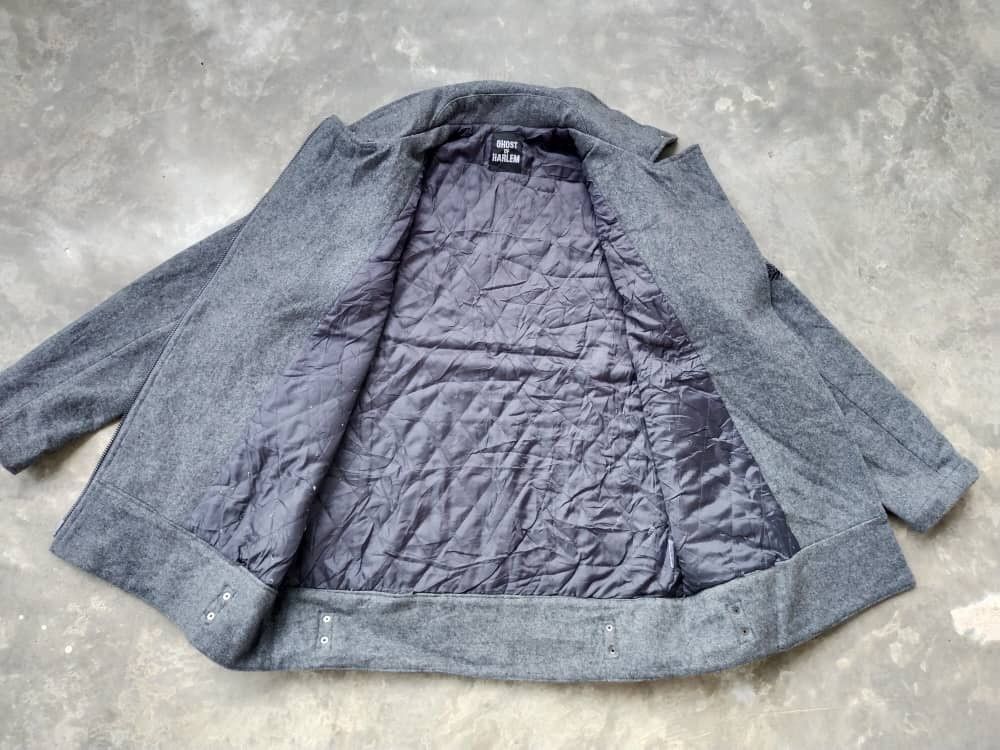 Japanese Brand vtg Wool Double Collar Ghost Of Harlem Wool Jacket Size US M / EU 48-50 / 2 - 17 Thumbnail
