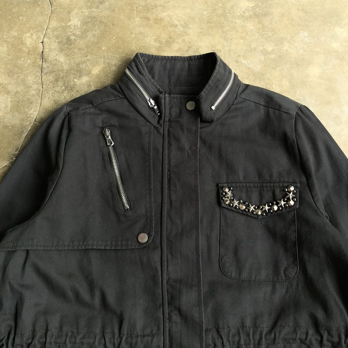 Hysteric Glamour 2000s Yetts Studded Pocket Jacket Black Lgb Goa Style Size US XL / EU 56 / 4 - 8 Thumbnail