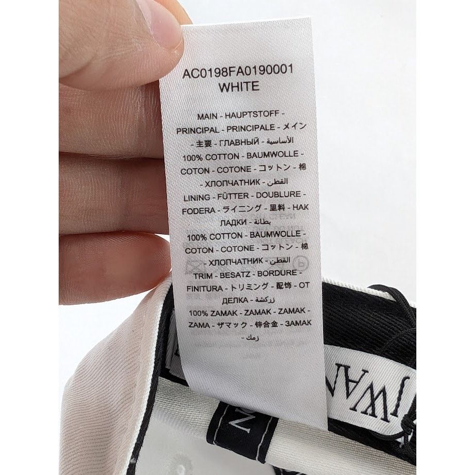 JW Anderson o1rshd1 Size: OS Baseball Cap in White Size ONE SIZE - 16 Thumbnail