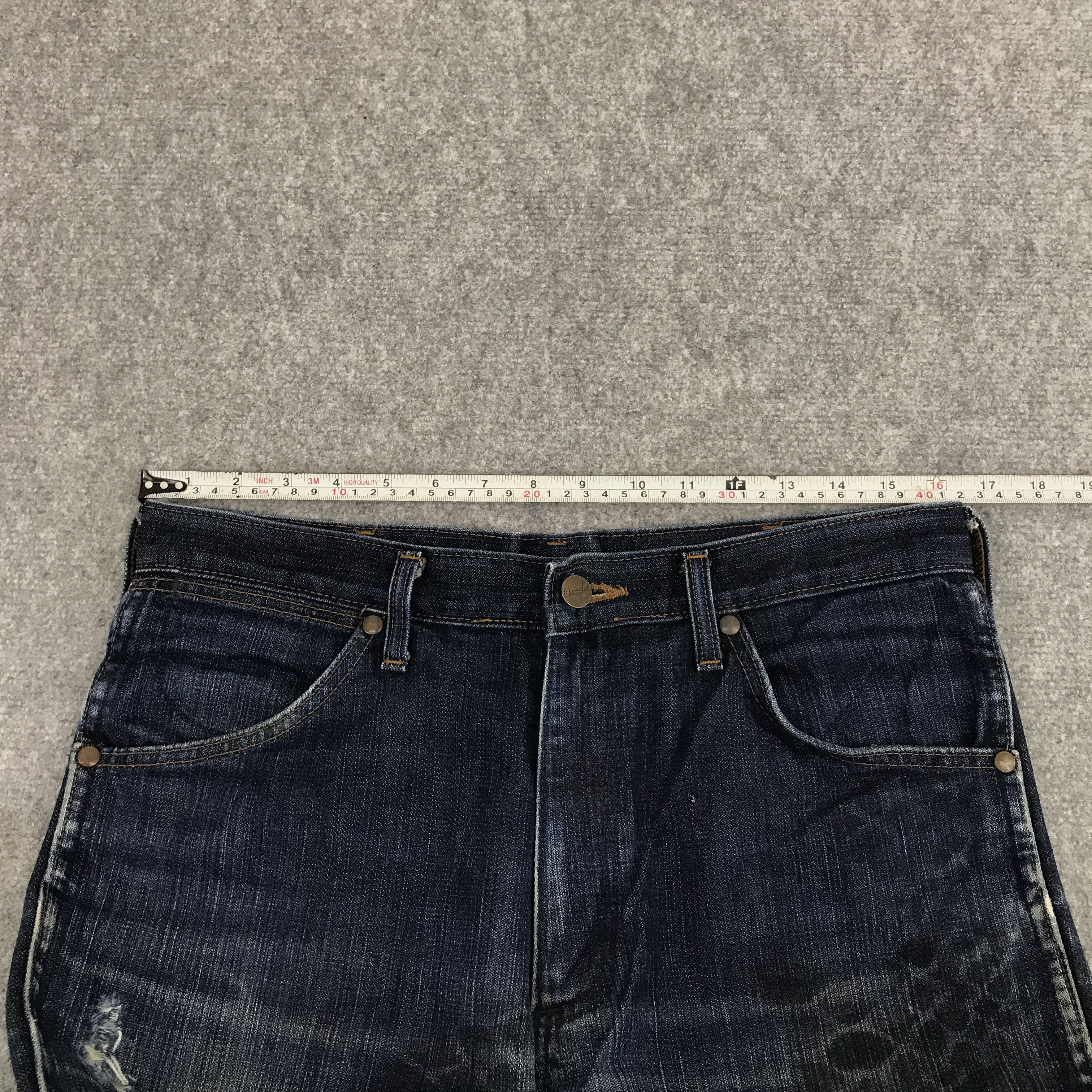 Japanese Brand × Wrangler Flared wrangler style value bootcut Denim jeans pants Size US 31 - 10 Thumbnail